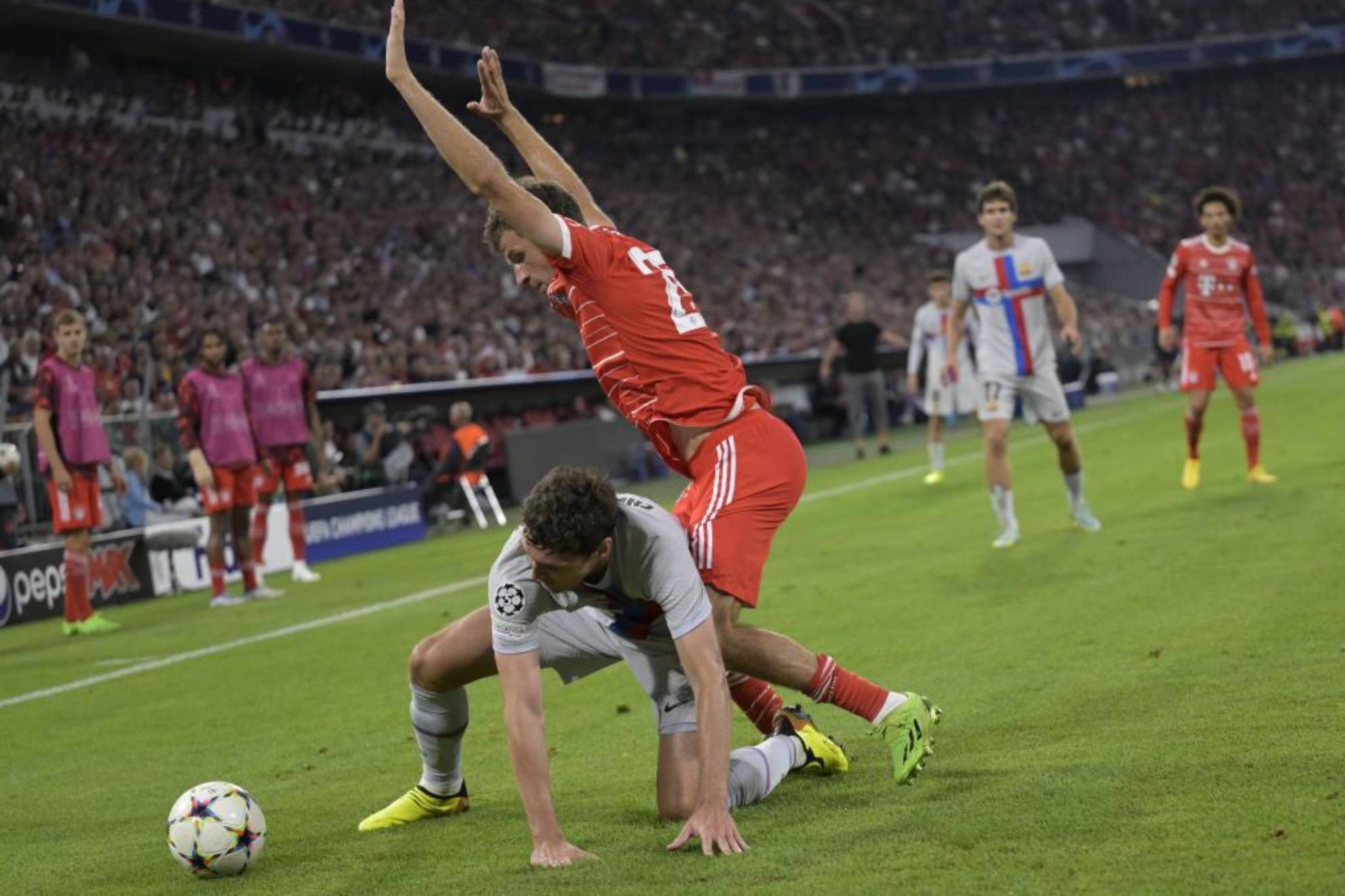 Thomas Muller in Bayern vs Barcelona