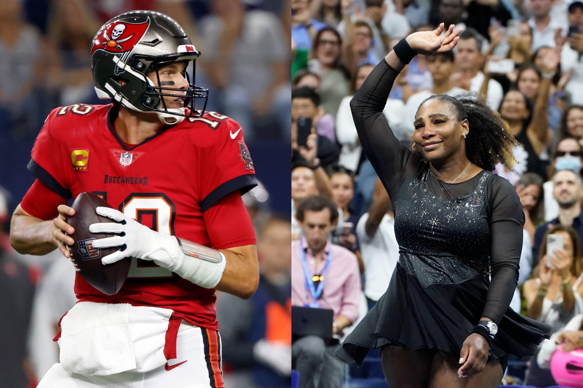 Tom Brady and Serena Williams mashup - AP
