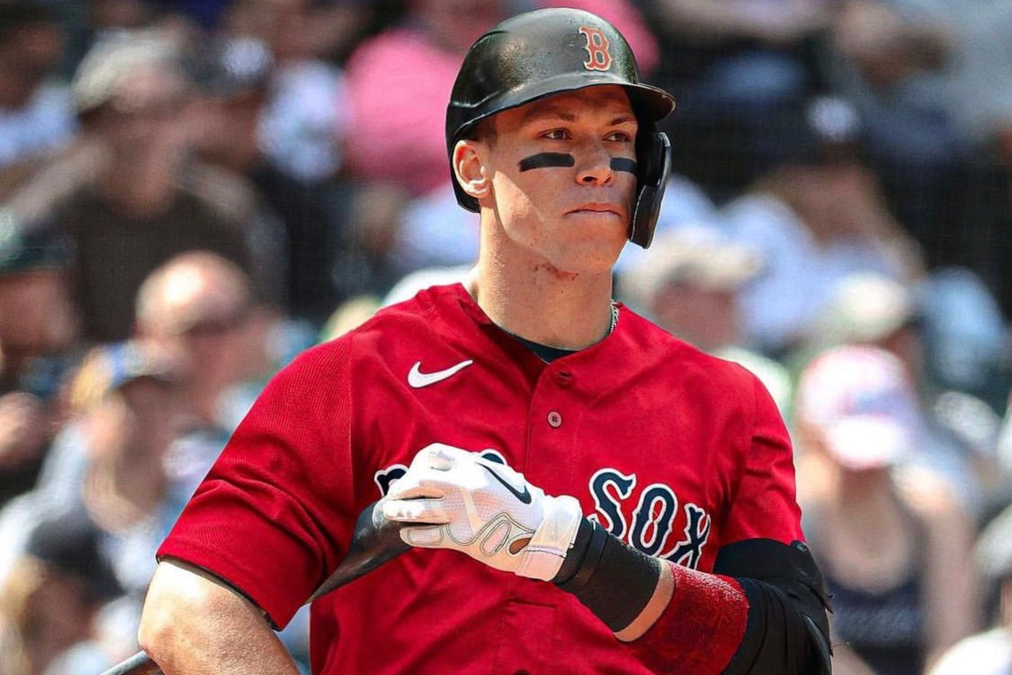 Aaron Judge in a Boston Red Sox uniform - Edit