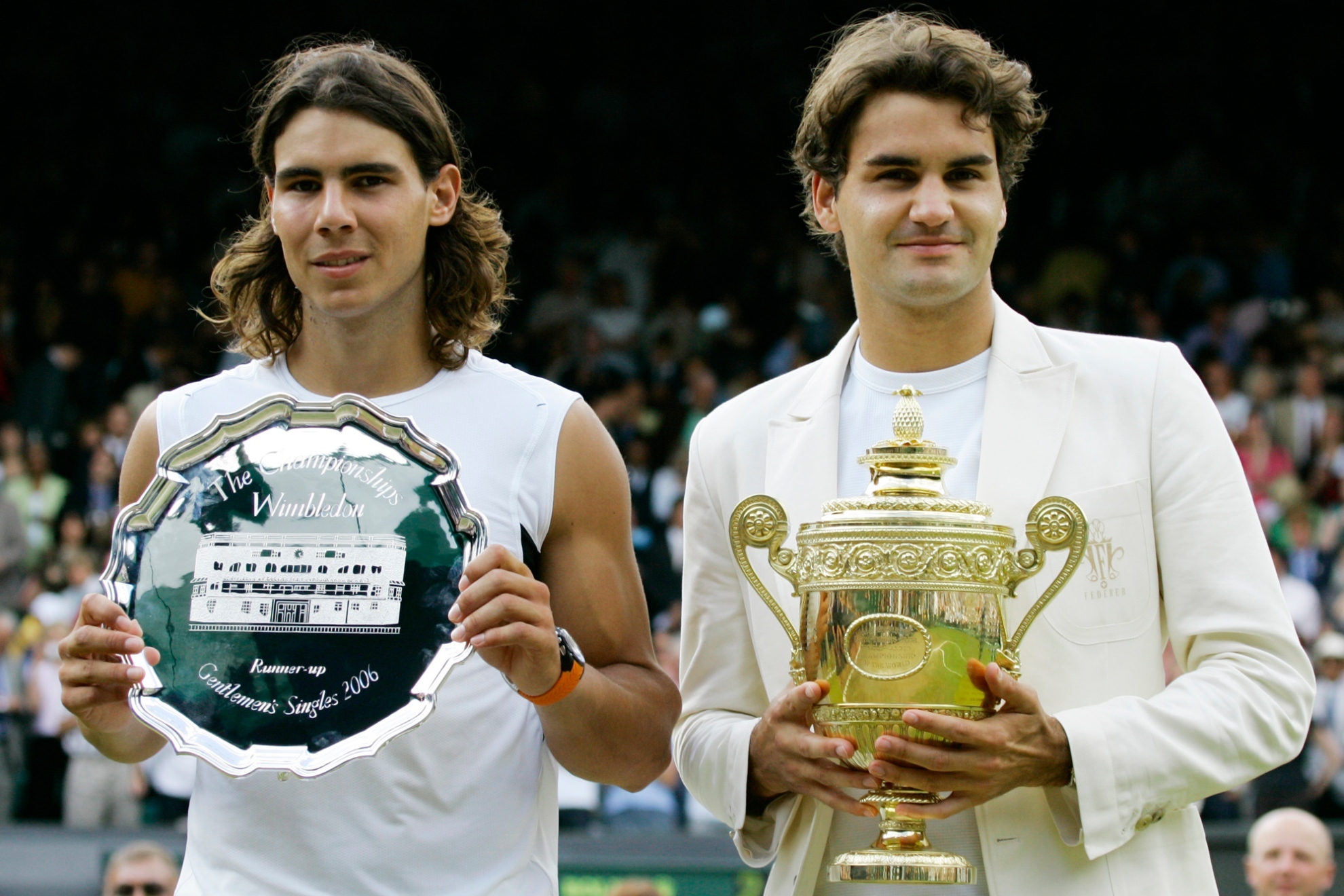 Rafael Nadal and Roger Federer - AP