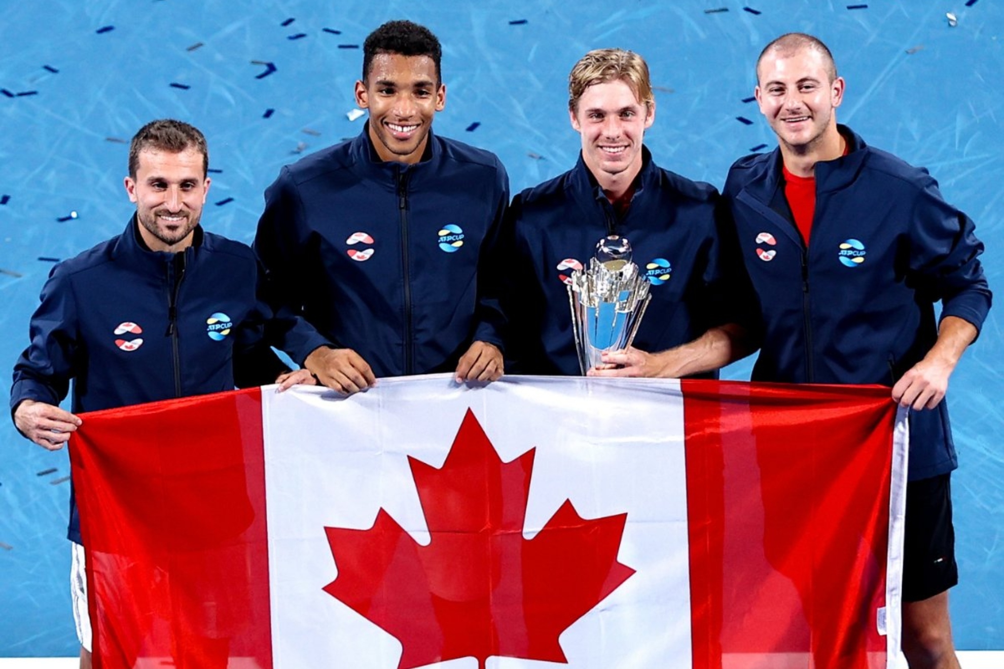 El equipo canadiense que ganó la ATP Cup en enero