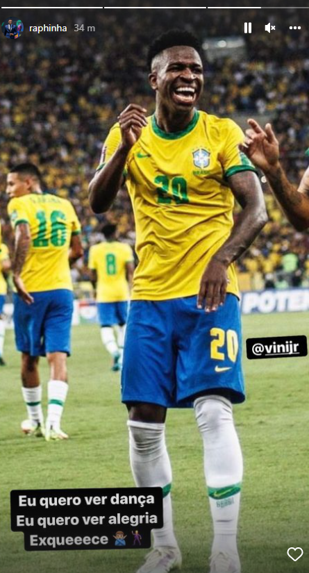 Neymar defiende a Vinicius: "Baila, Vini, baila..."