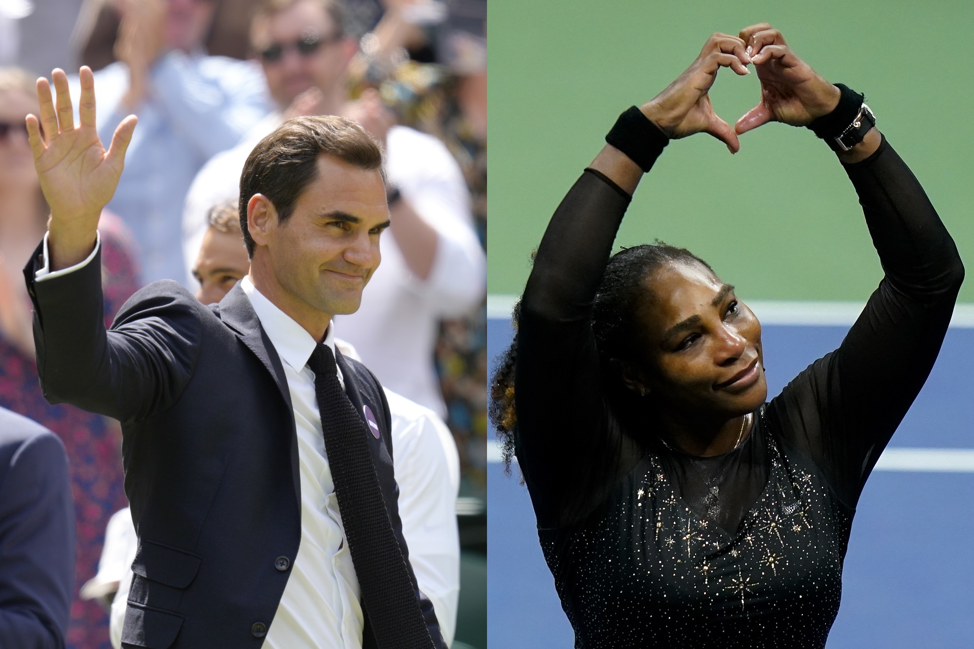 Roger Federer Serena Williams Retires