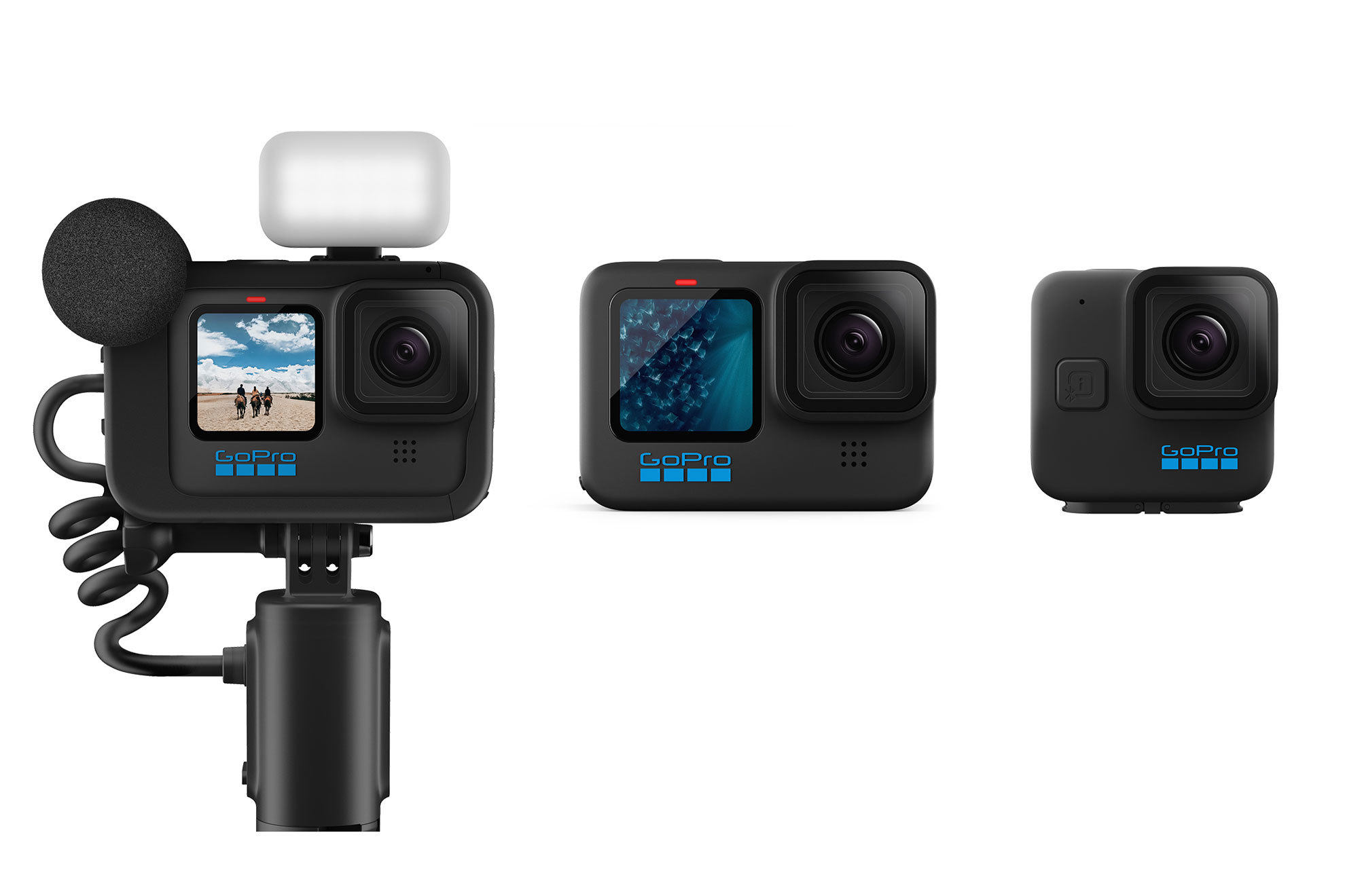 GoPro tres nuevas cámaras HERO11 Black que te envían vídeos momentos destacados a tu teléfono | Marca