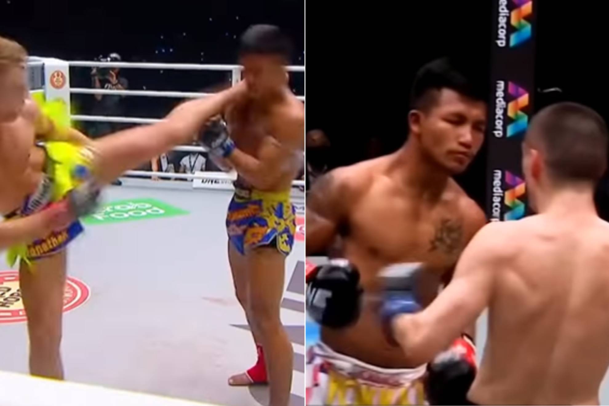 El 'loco' luchador de Muay Thai que disfruta con cada golpe que recibe: así son sus reacciones en el ring