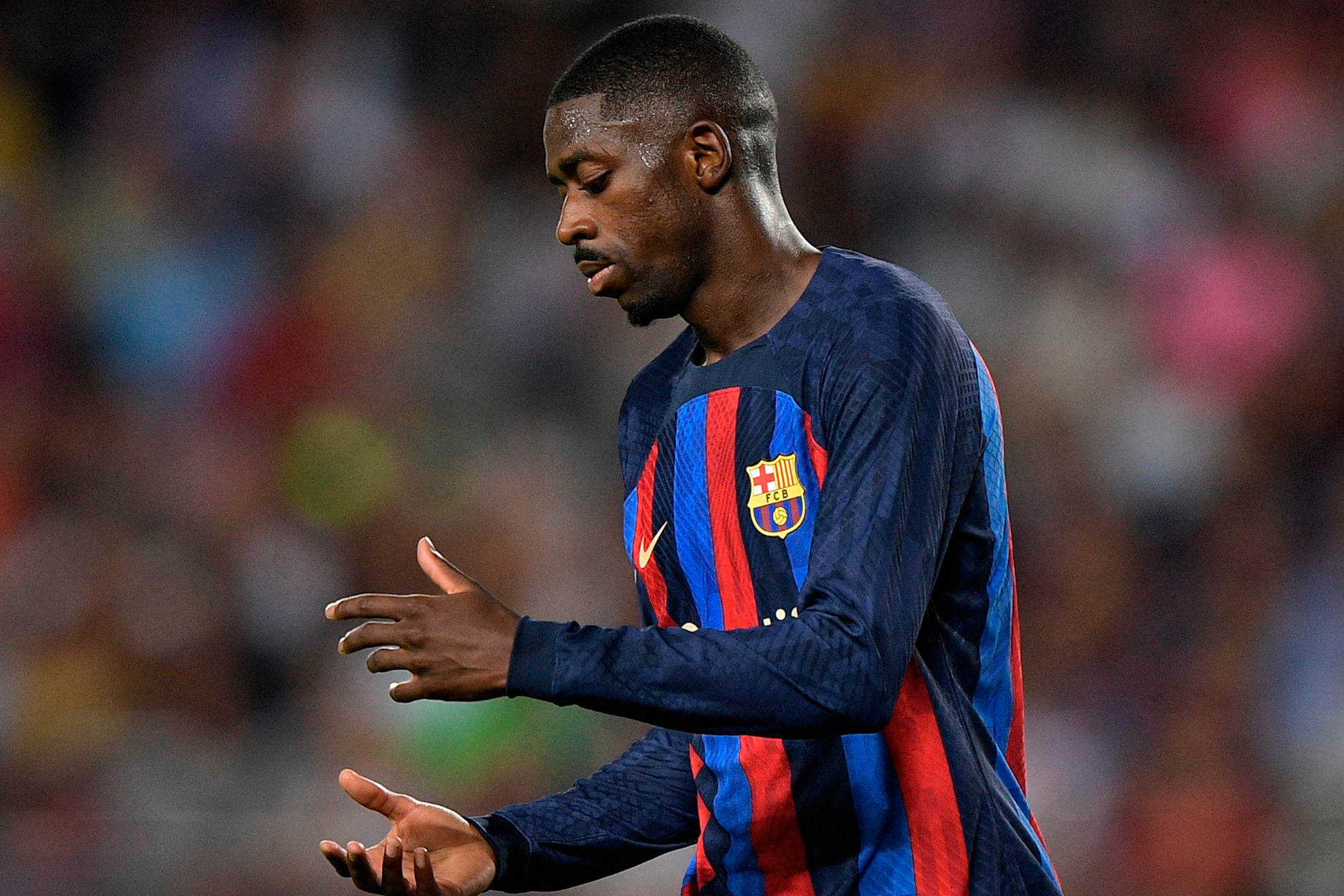 Ousmane Dembelé terminó ampliando su vínculo con el Barcelona. | Reuters