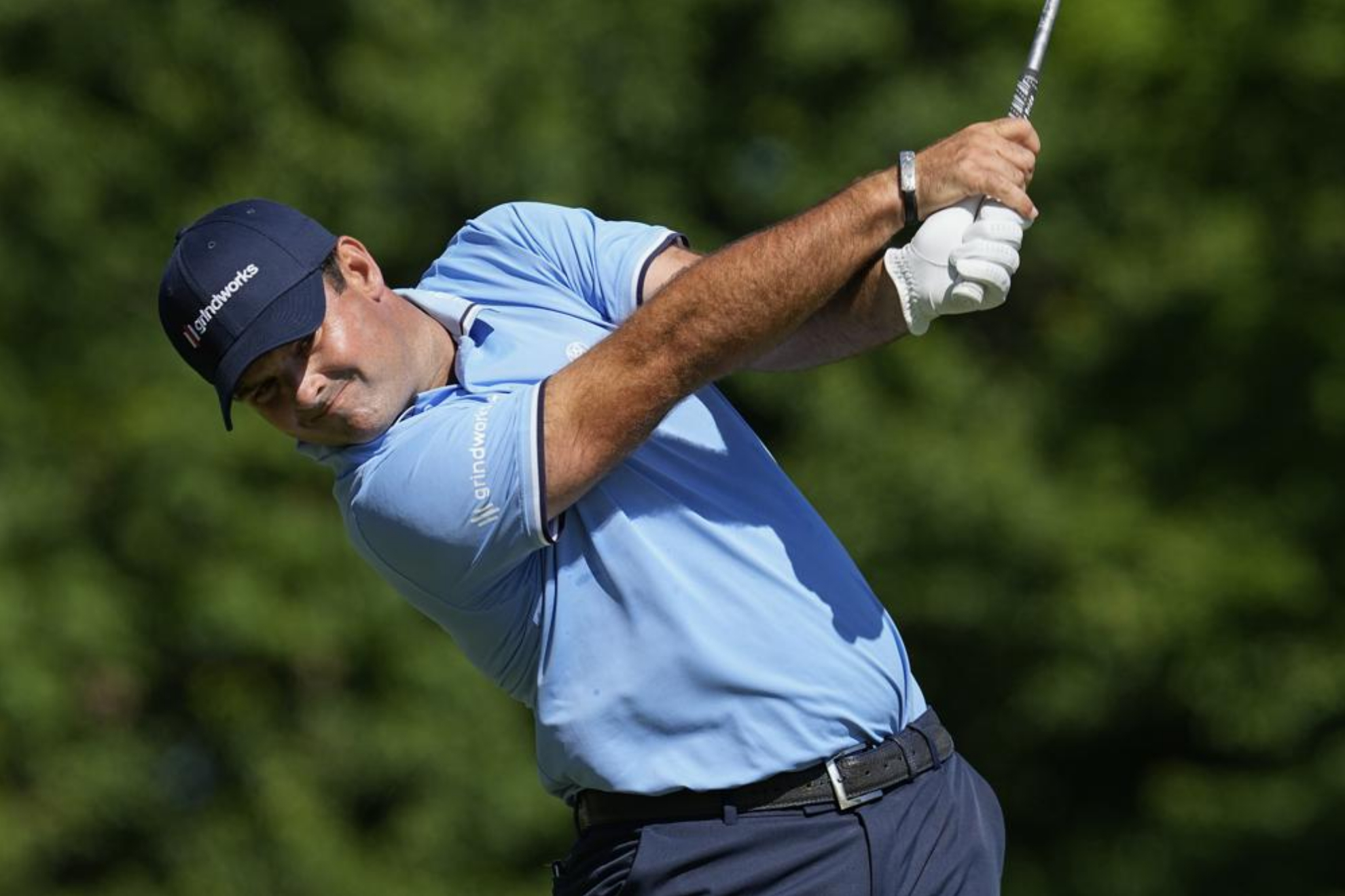 Patrick Reed at the Memorial golf tournament. - AP Photo/Darron Cummings