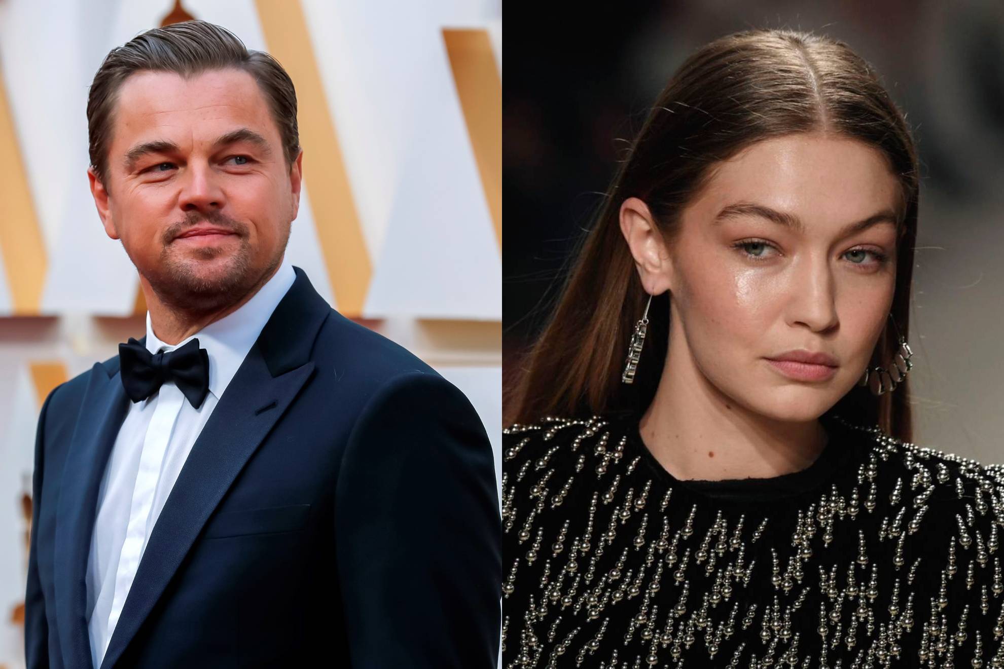 Leonardo DiCaprio (47) y Gigi Hadid (27). EFE