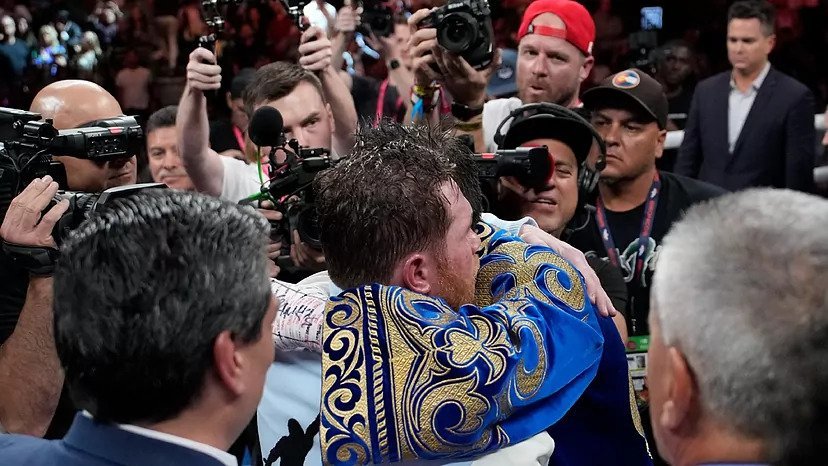 Canelo and Golovkin after the fight.