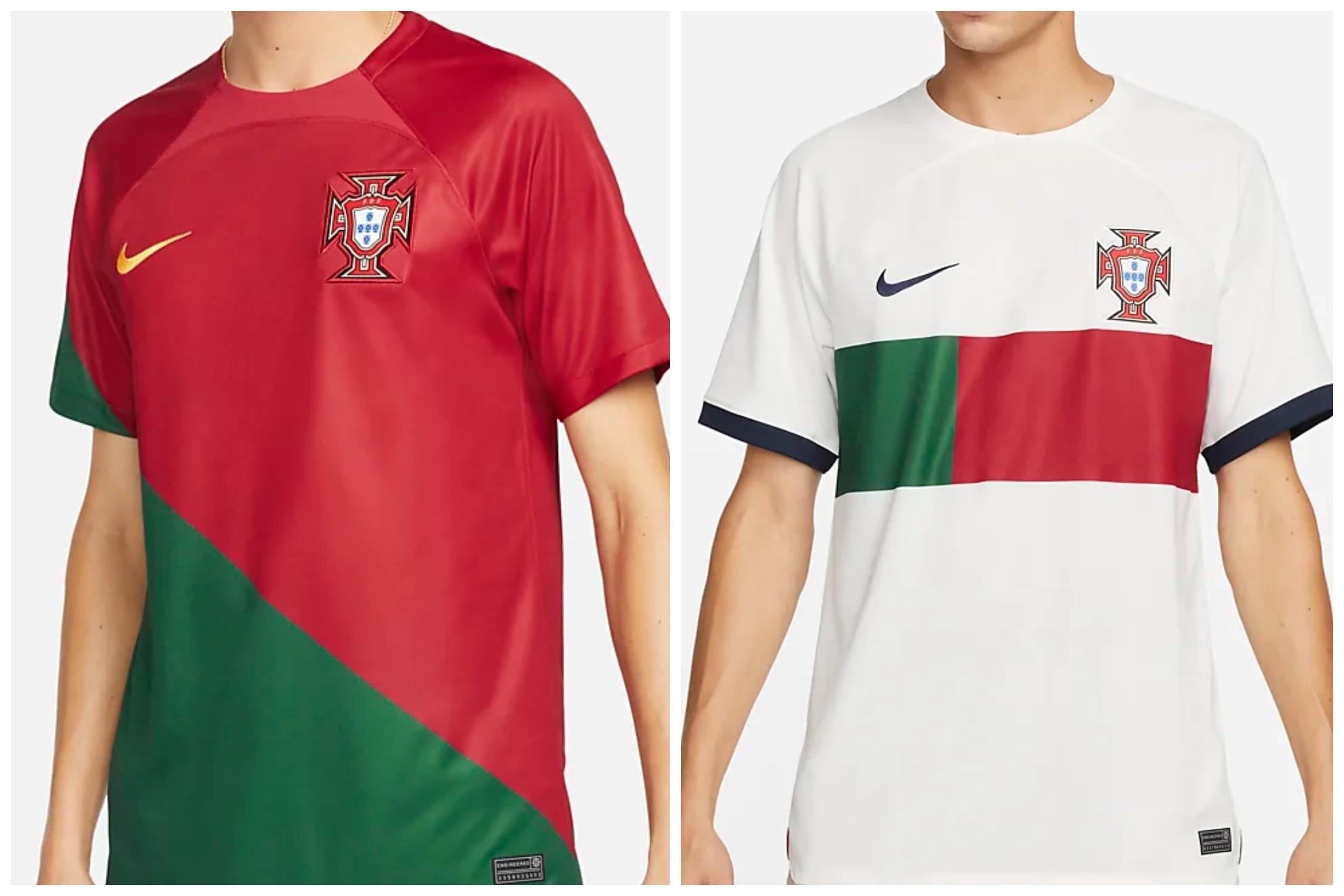 Los uniformes de Portugal para el Mundial de Qatar
