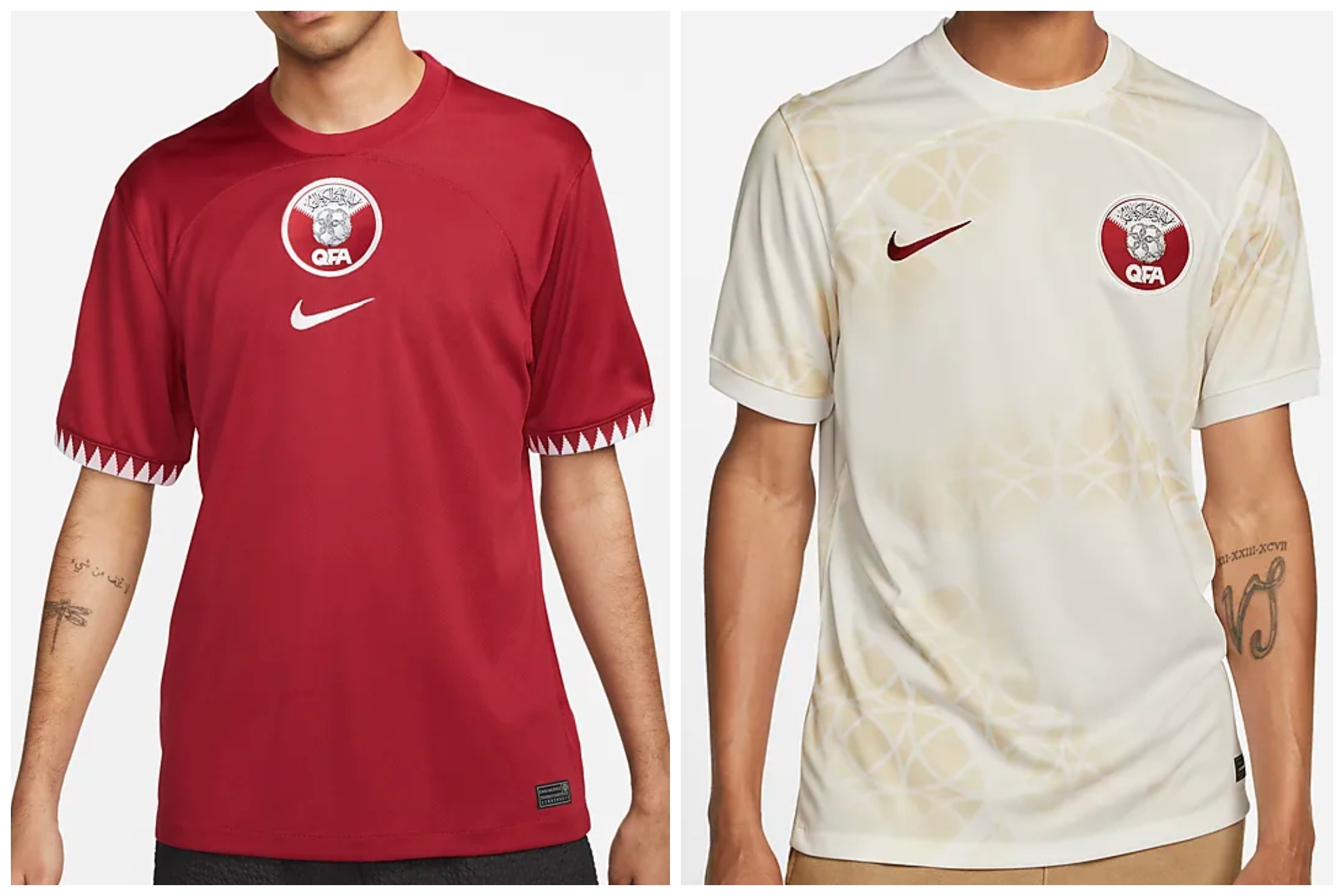 Los uniformes de Qatar para el Mundial de Qatar