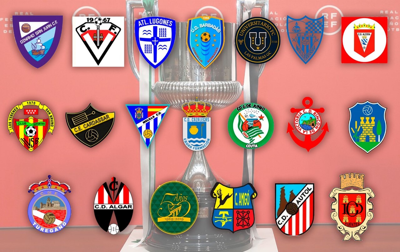 Veinte equipos de categoría regional que sueñan con su gran día en la Copa