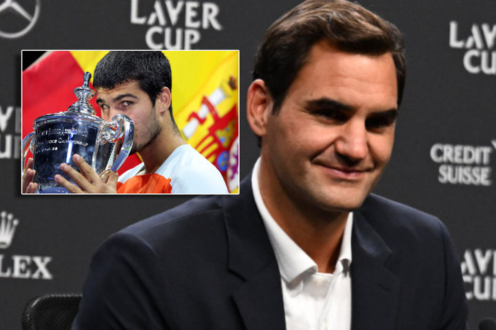 Alcaraz, que diga esto Federer de ti el da que habla de su retirada ante los medios...
