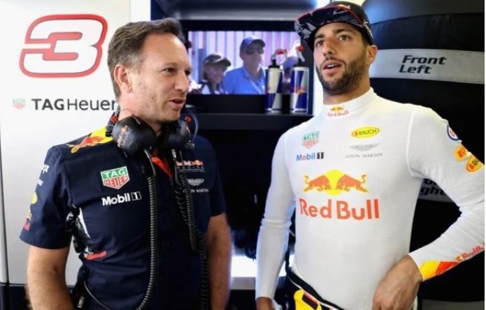 Horner y Ricciardo, en la época de Red Bull (Red Bull).