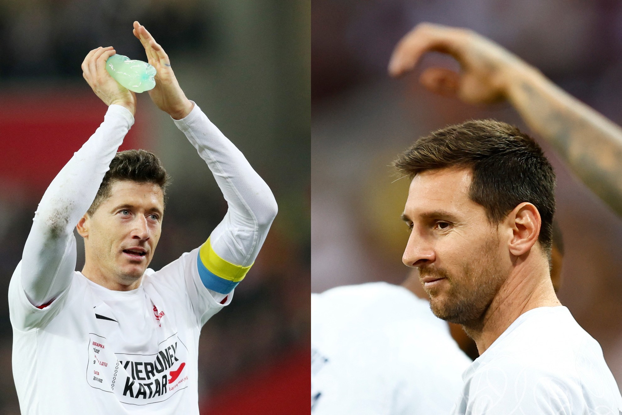 Lewandoswki y Messi con actividad en la fecha FIFA | Reuters