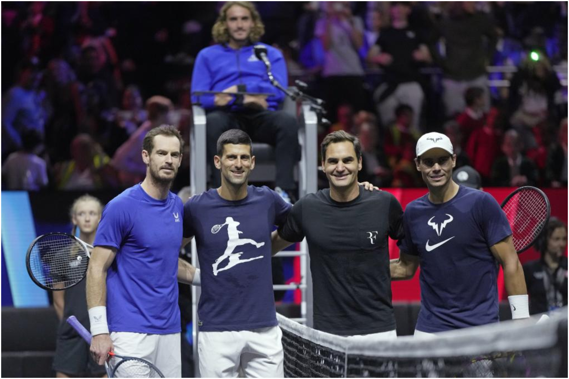 Federer, Nadal, Djokovic y Murray: los cuatro 'mosqueteros' del tenis, juntos en la Laver Cup