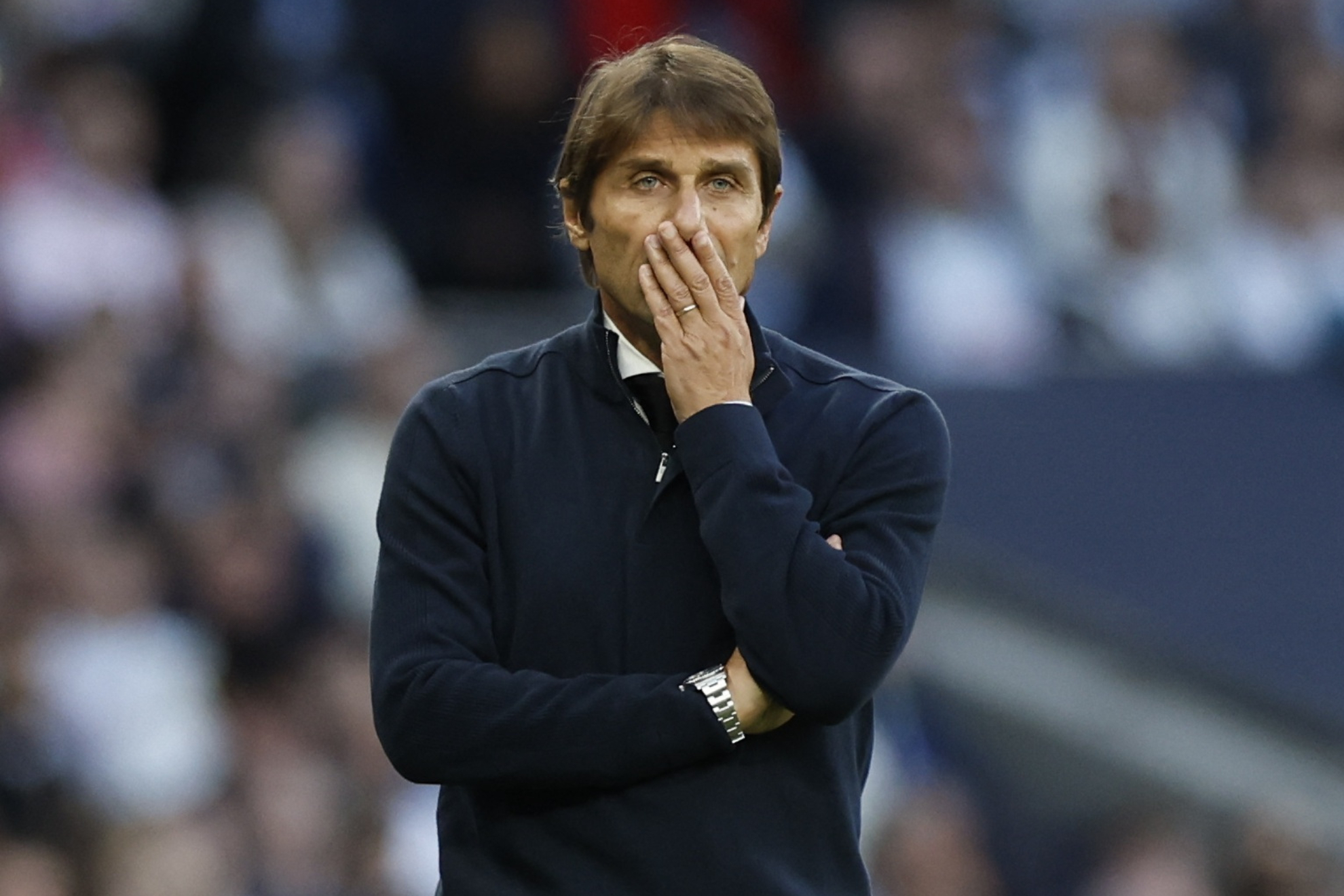 Antonio Conte en un juego con el Tottenham | Reuters