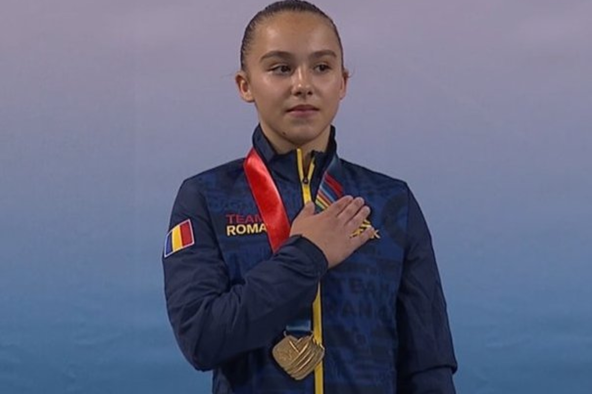 La gimnasta rumana Amalia Puflea.