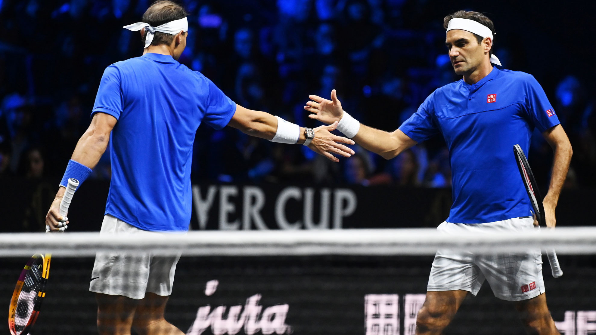 Federer y Nadal, firmes con su servicio como Sock y Tiafoe