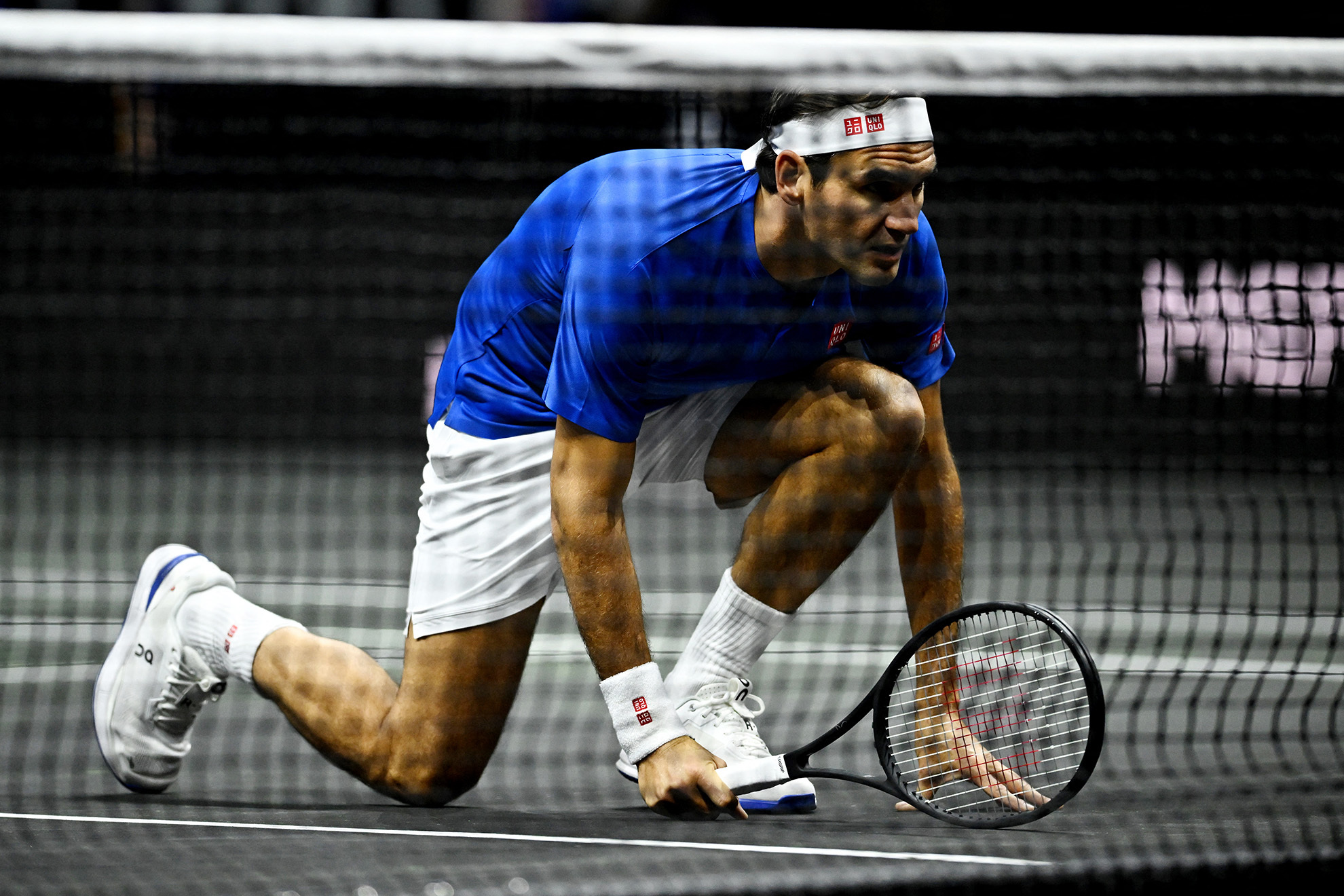 Roger Federer sorprende en la Laver Cup. Reuters
