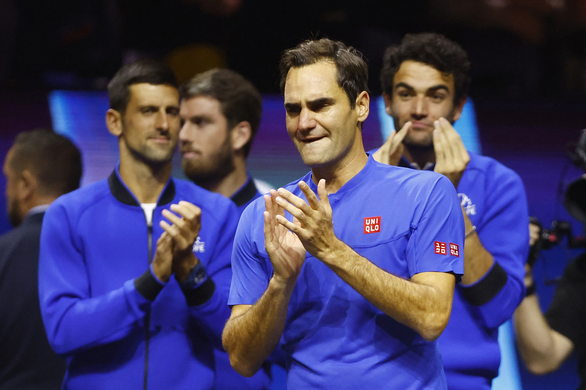 Roger Federer se despide entre lágrimas. | Reuters