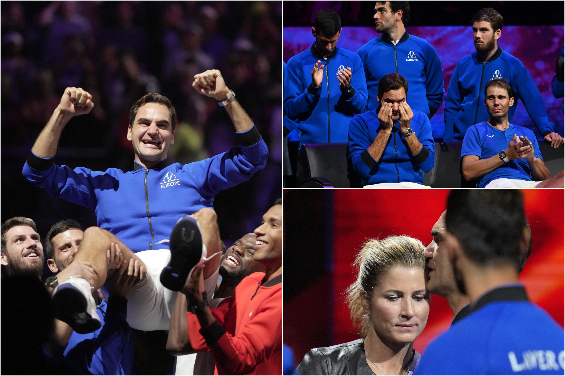 La despedida de Roger Federer, en imágenes