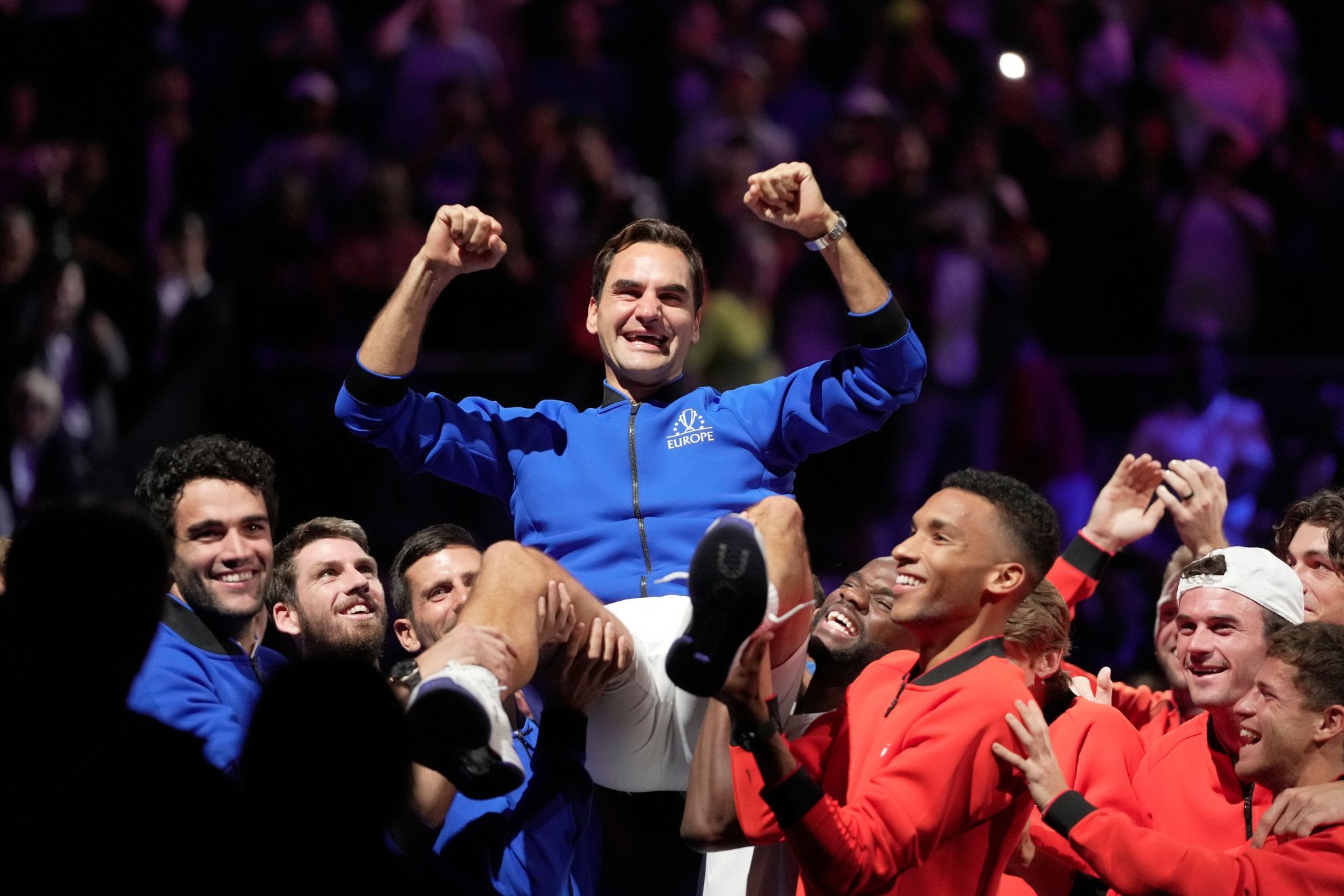 Roger Federer retirement match, 2022 Laver Cup / AP