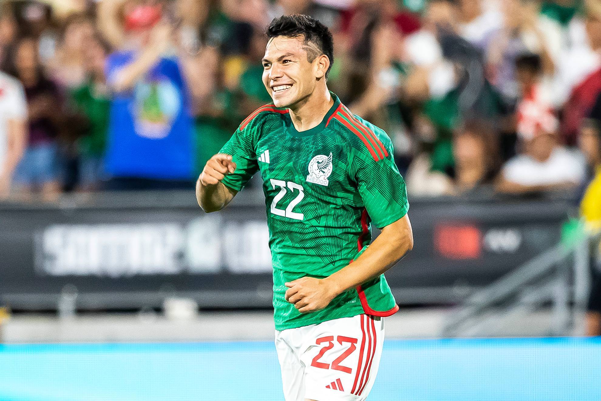 Chucky Lozano celebra el gol del triunfo ante Perú | Imago7