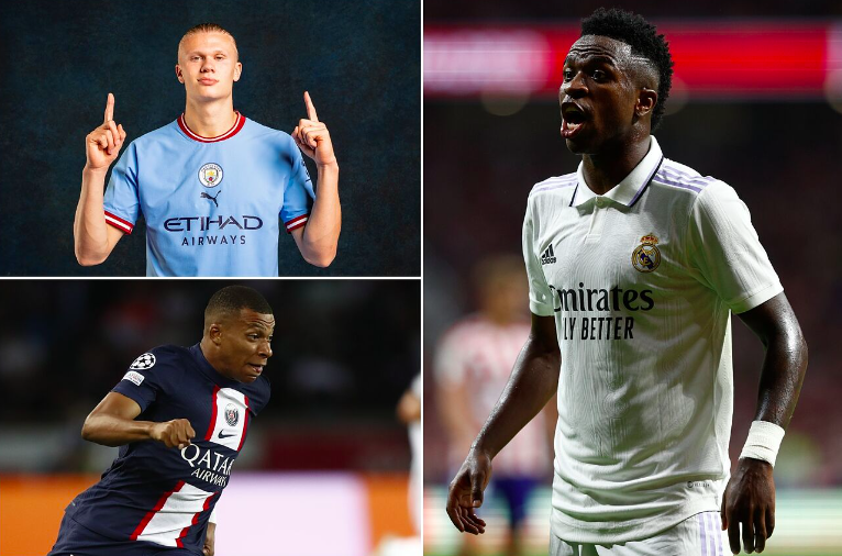 Vinicius sits at the top table with Haaland and Mbappe: Who are the 10 most valuable players in the world?