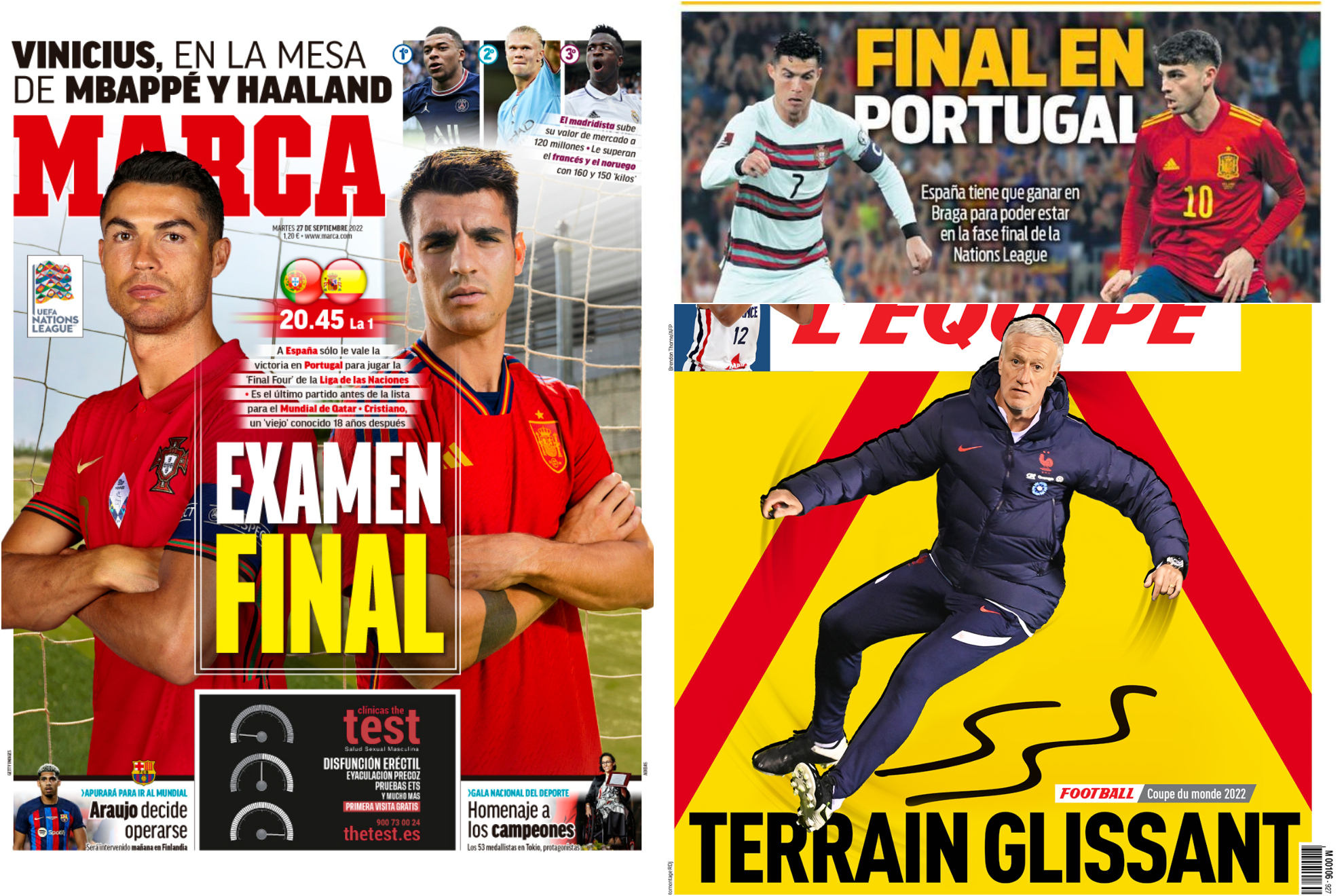 Optimismo  en las portadas de la prensa portuguesa