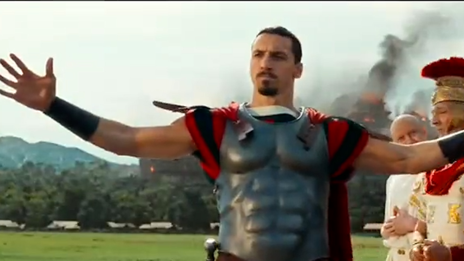First glimpse of Zlatan Ibrahimovic in his acting debut