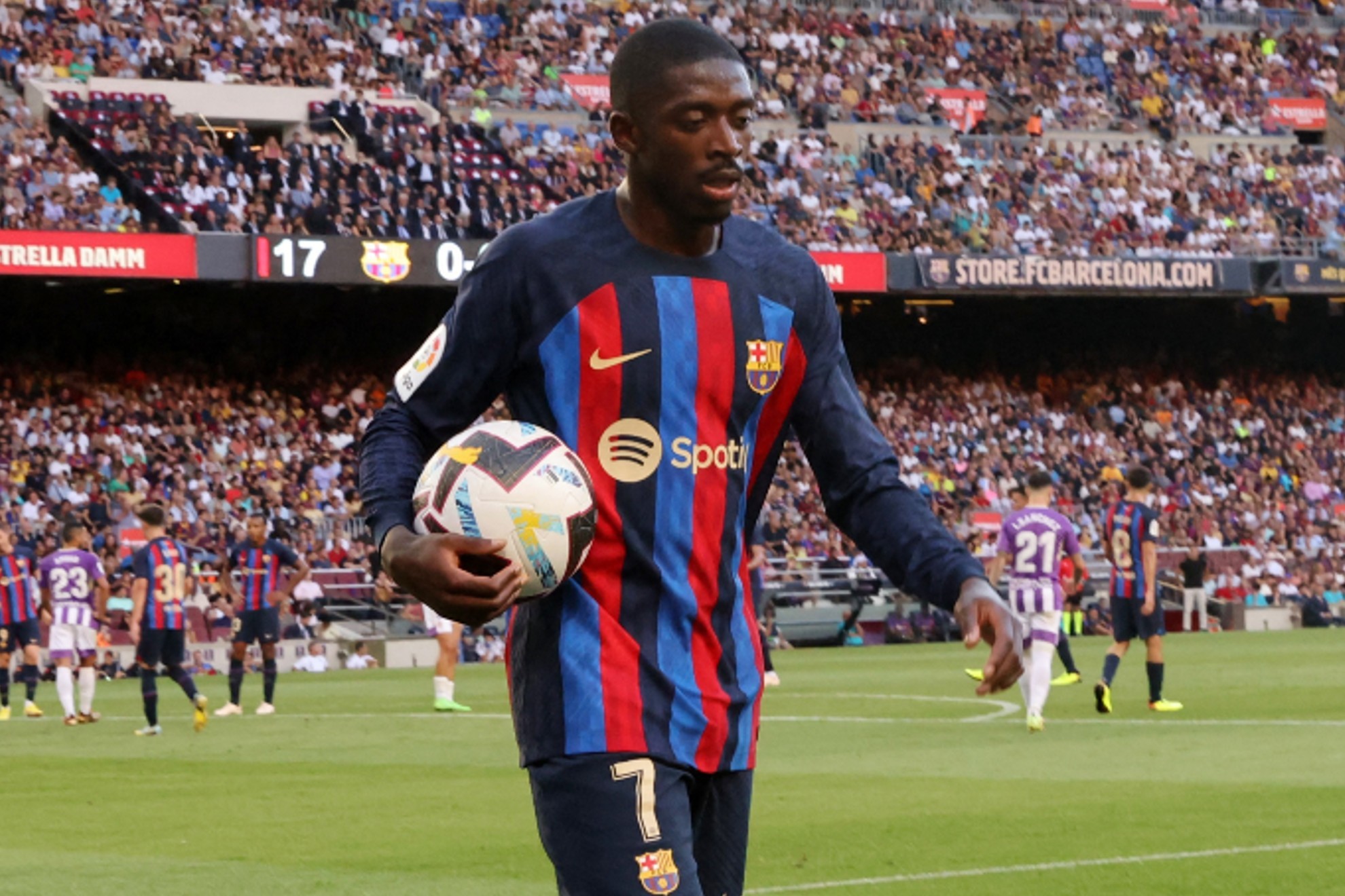 Ousmane Dembélé no está descartado para la vuelta de LaLiga ante el Valladolid | Reuters