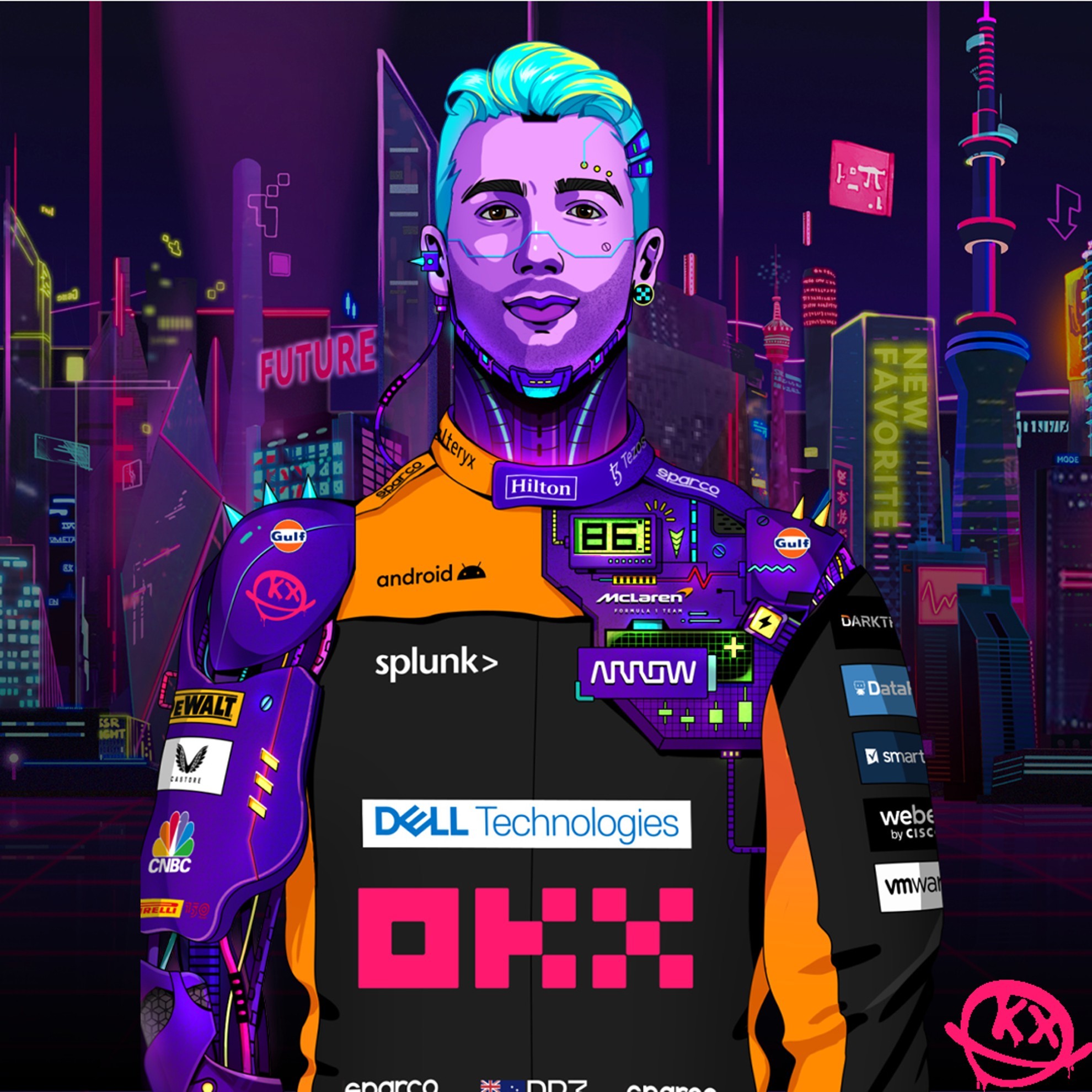 GP Singapur F1 2022La decoración especial del coche también estará ...