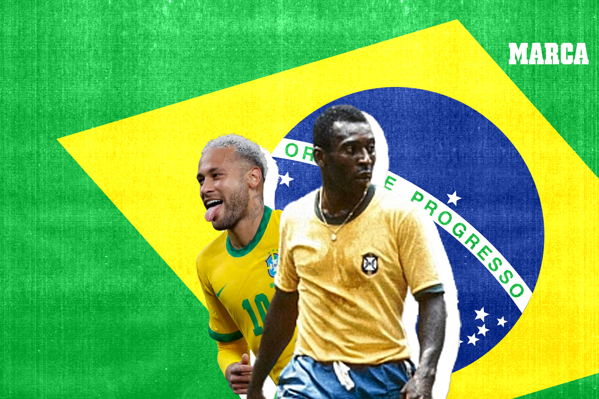 Neymar, tan cerca y tan lejos de Pelé