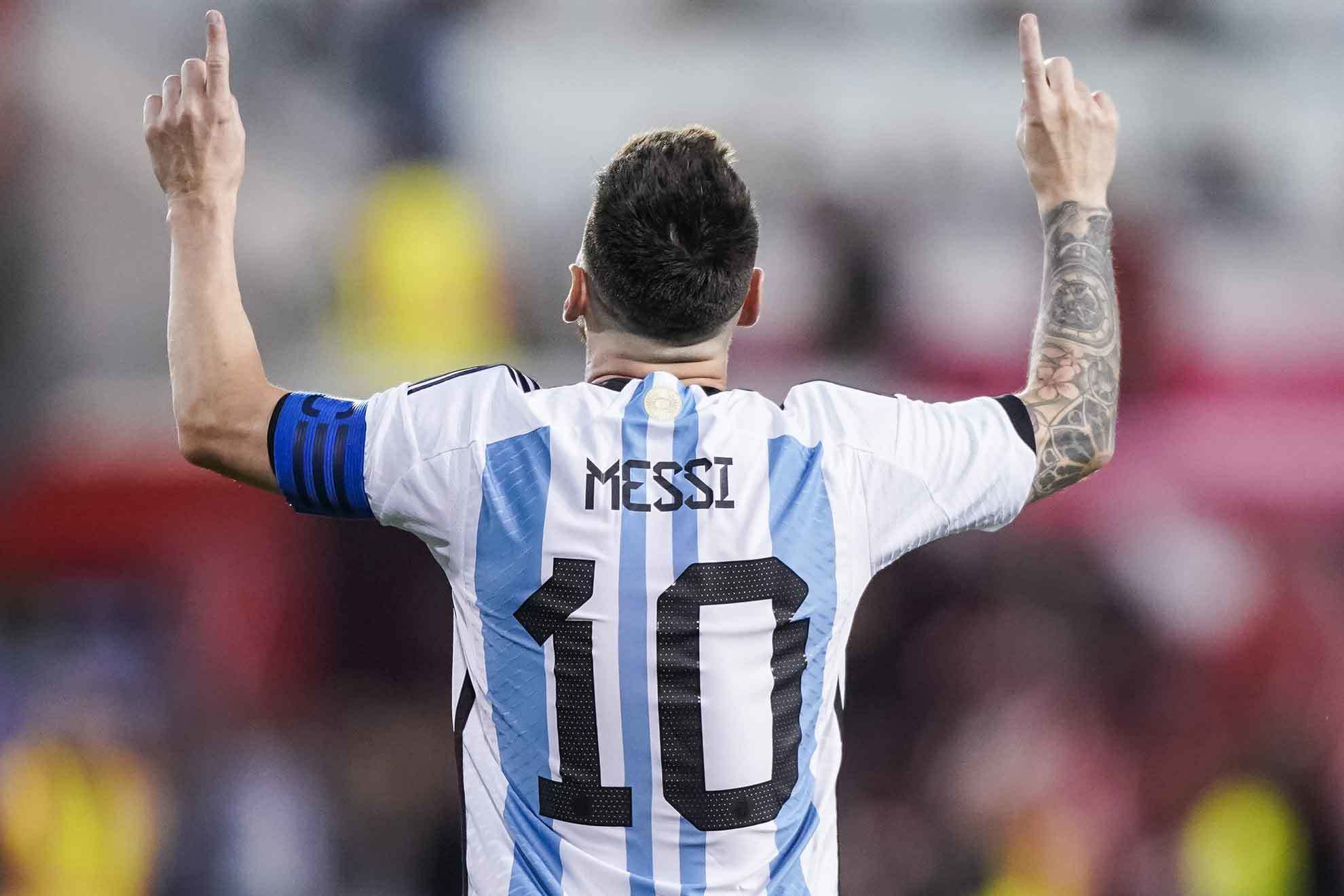 Messi, con destacada actuación ante Jamaica | AP