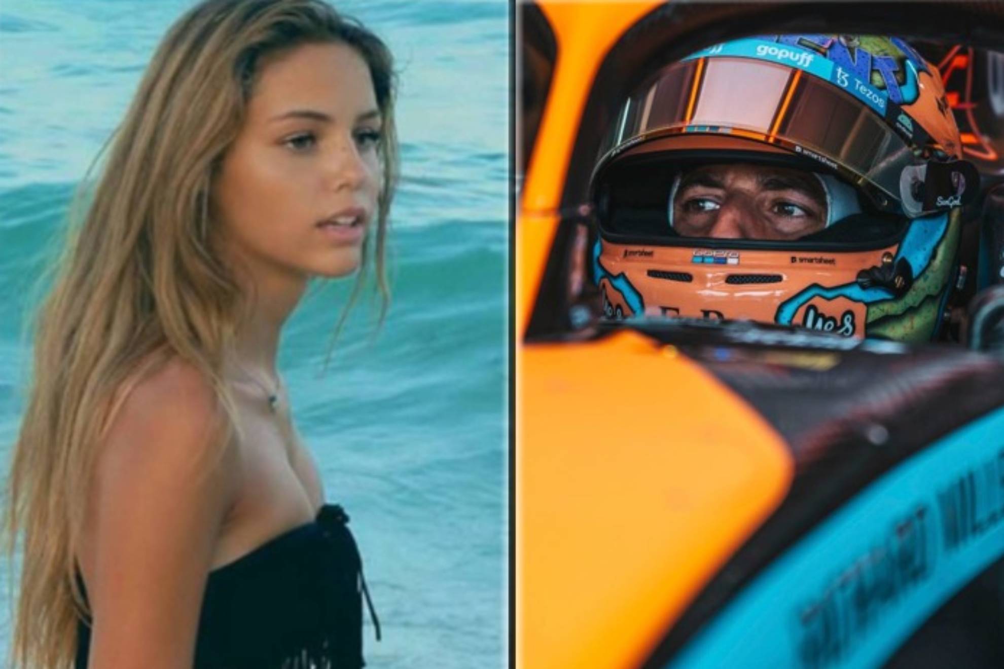 Daniel Ricciardo desvela cómo le ayuda su novia, la actriz Heidi Berger, a eliminar el estrés que sufre en la Fórmula 1