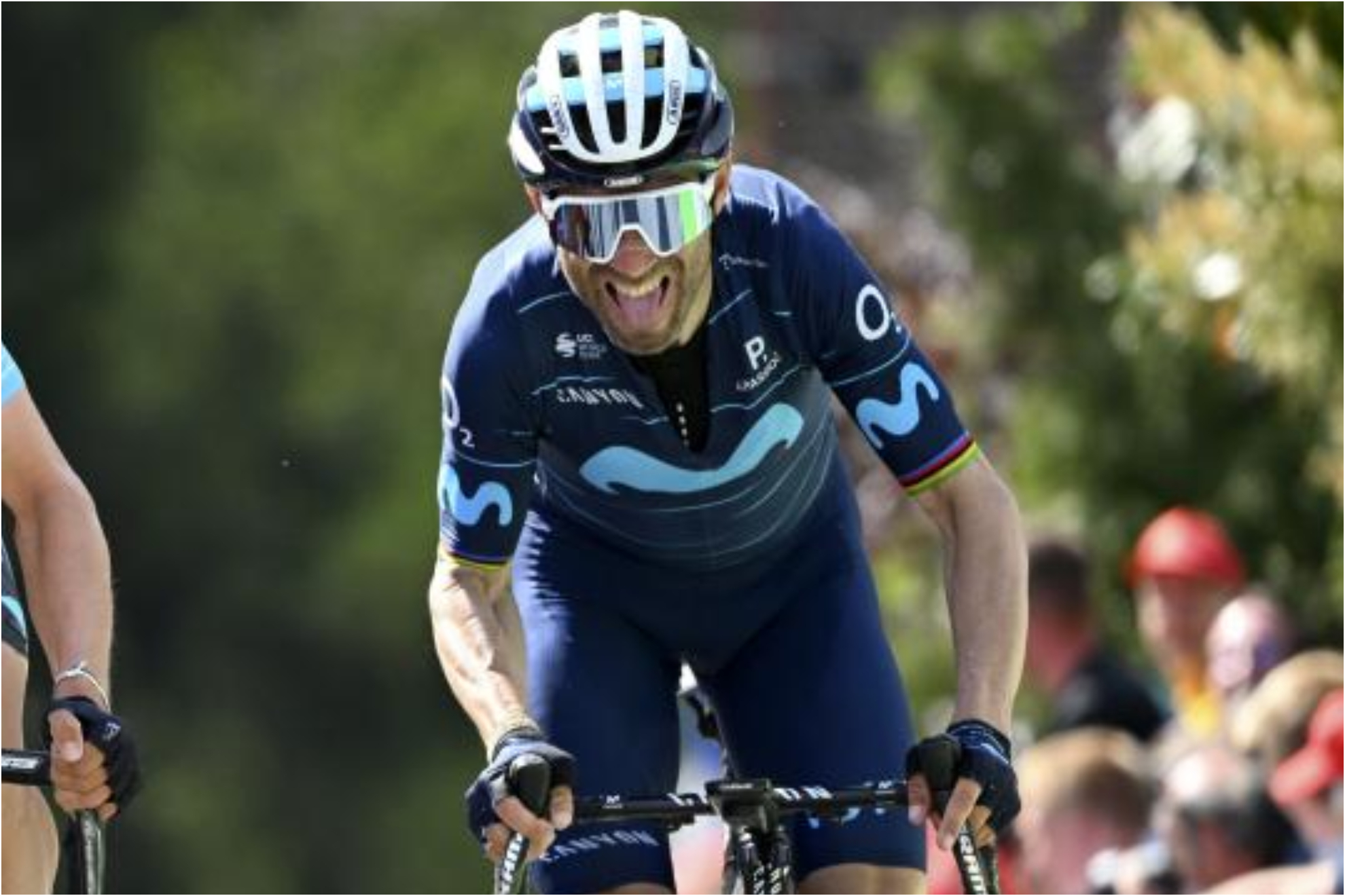 Alejandro Valverde, en una carrera / Vincent Kalut/PN/ SprintCyclingAgency