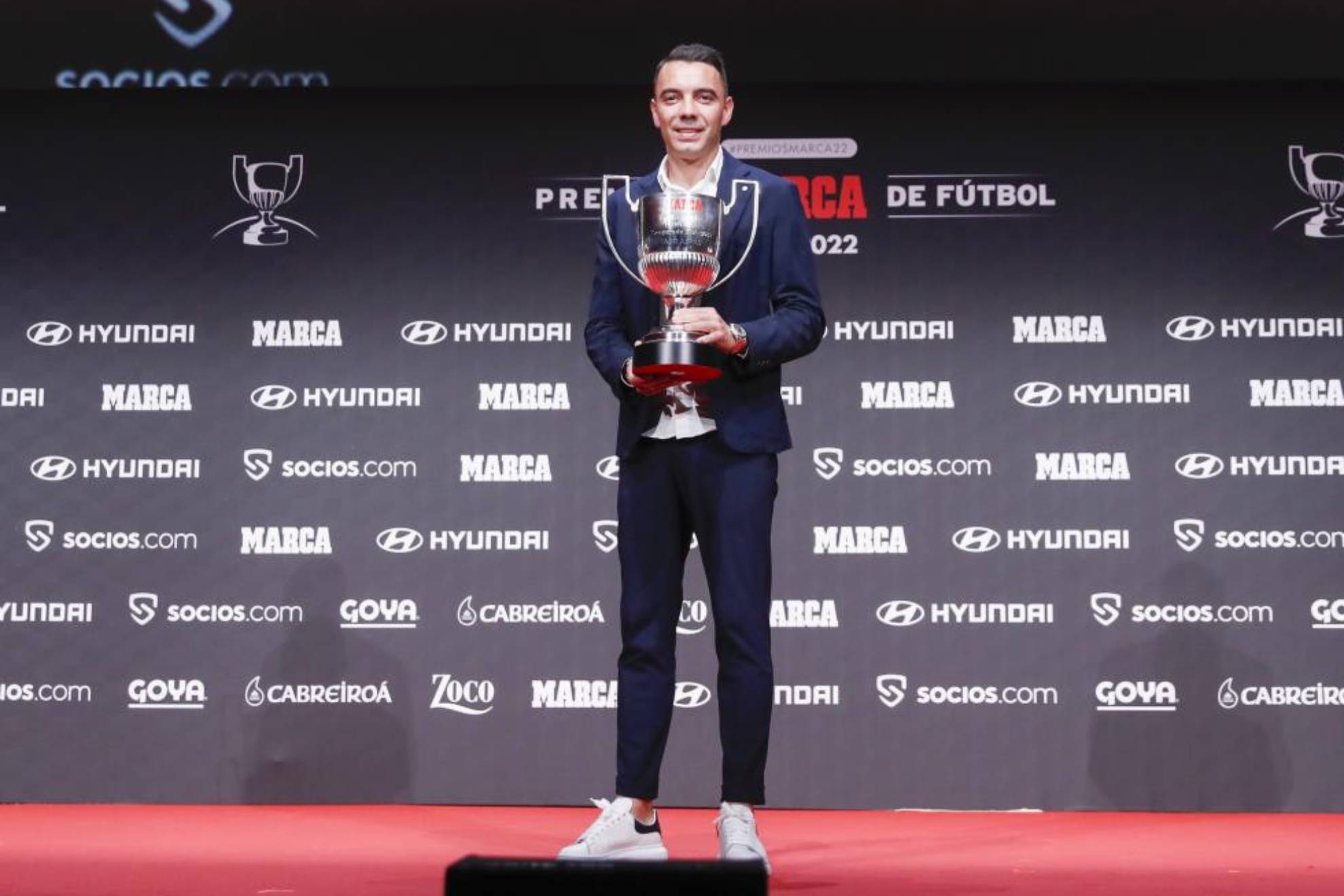 Aspas, Trofeo Zarra: "El gol de Morata lo celebré en el coche..."