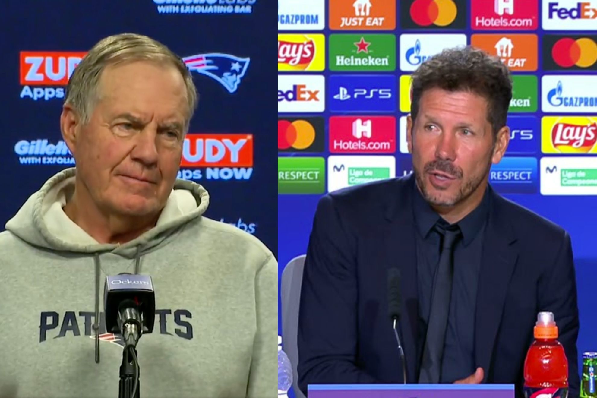 Bill Belichick was extremely cagey when speaking about Mac Jones and his status from Week 4, something he likely learned from soccer great Diego Simeone. -patriots.com/AP