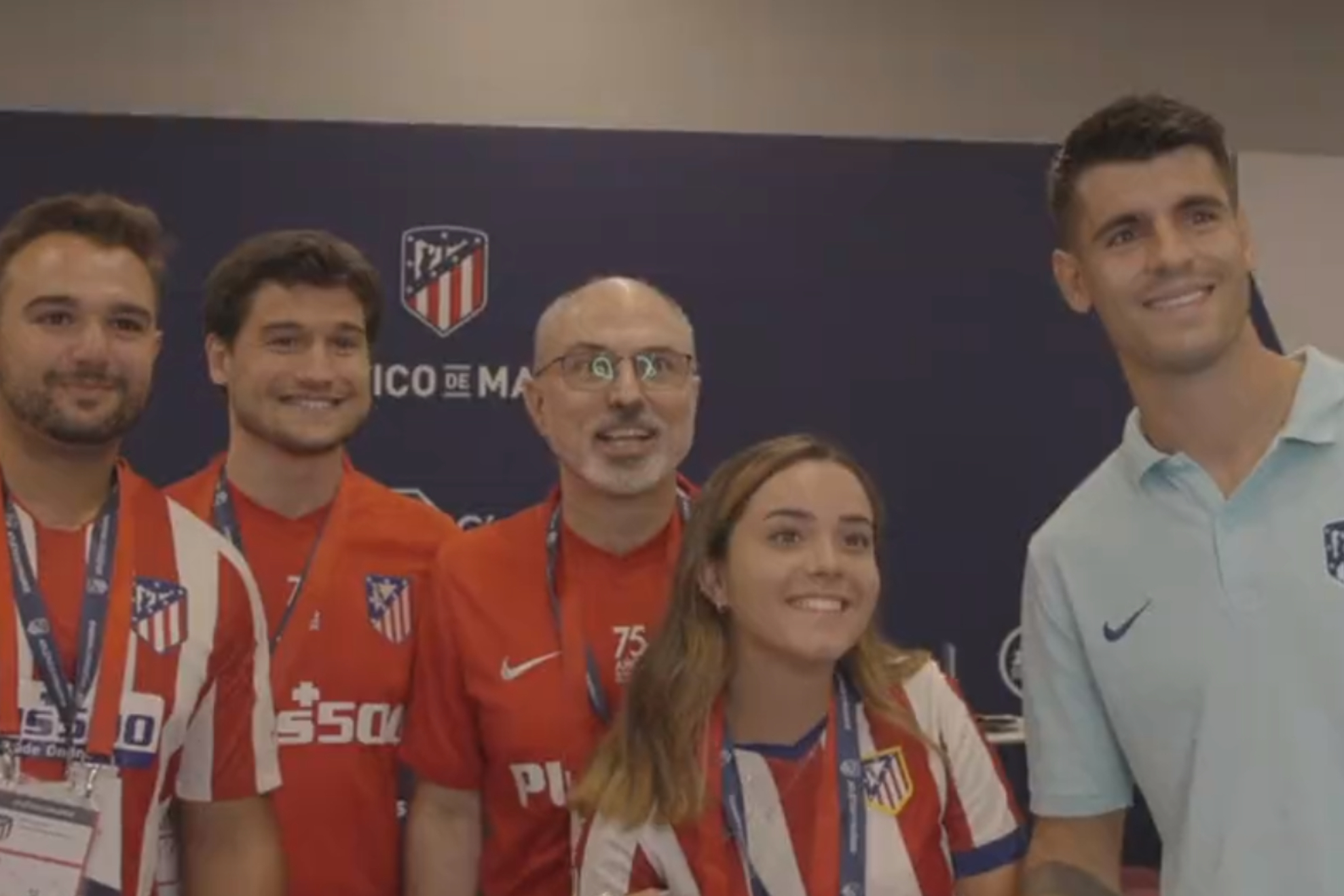 This was the Meet&Greet Atletico Madrid held with the club's fans