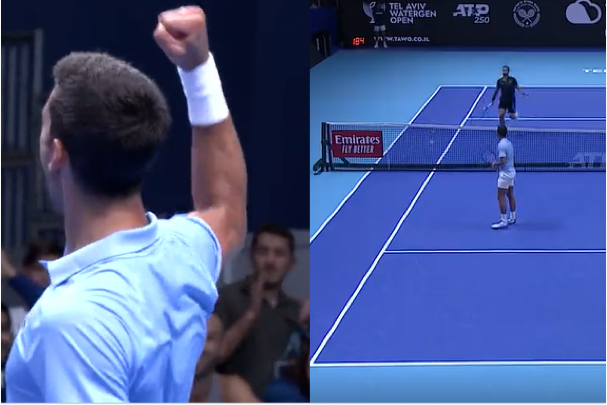 El espectacular punto de Djokovic que dejó impresionado a Andujar