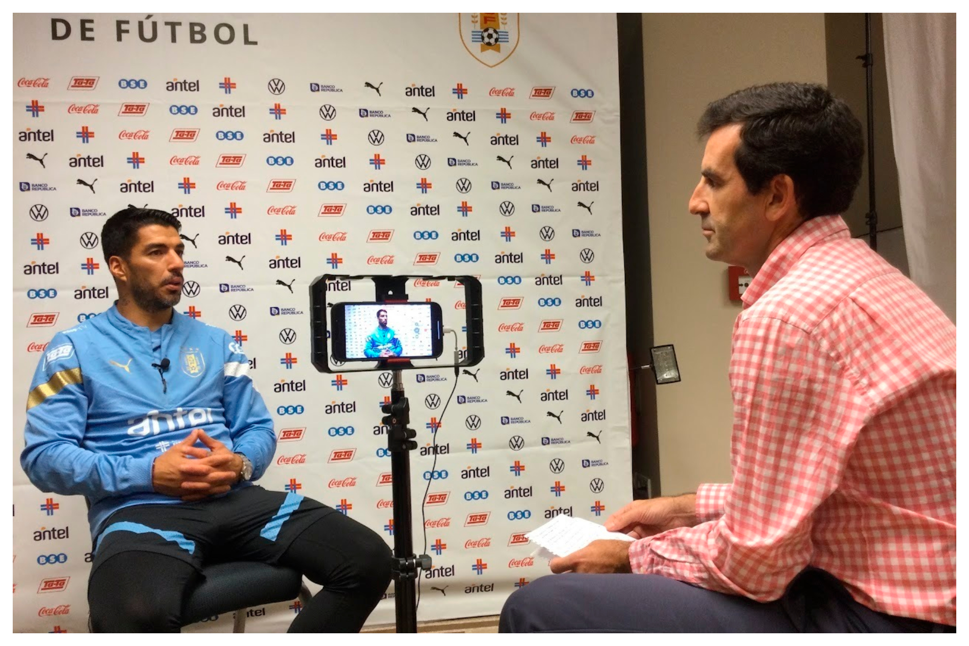 Luis, at one point in the interview.