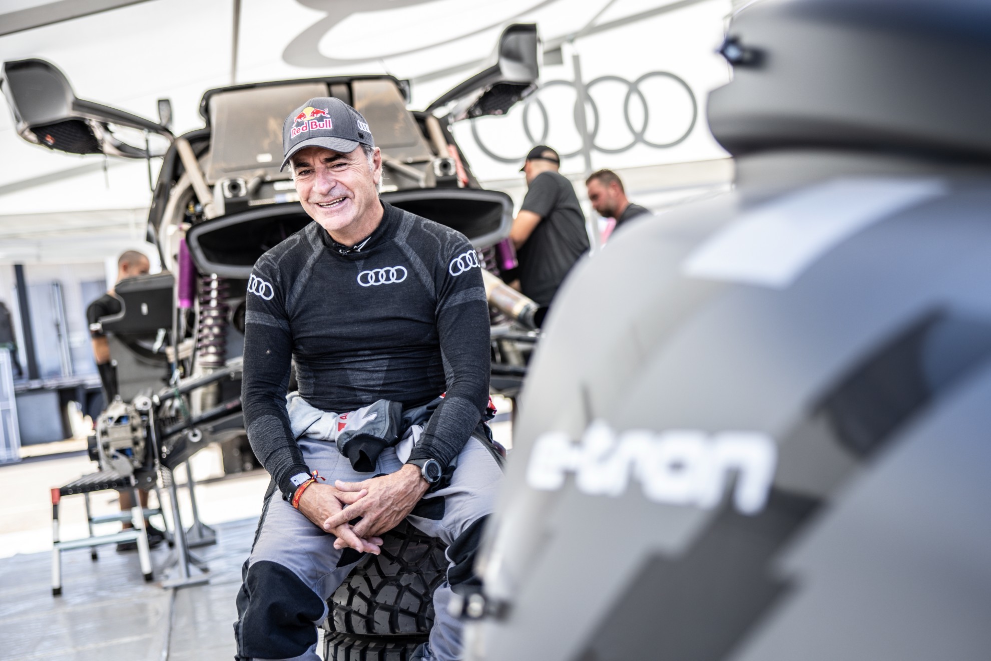 Rally de Marruecos - etapa 1 - Carlos Sainz - Audi - mejor tiempo