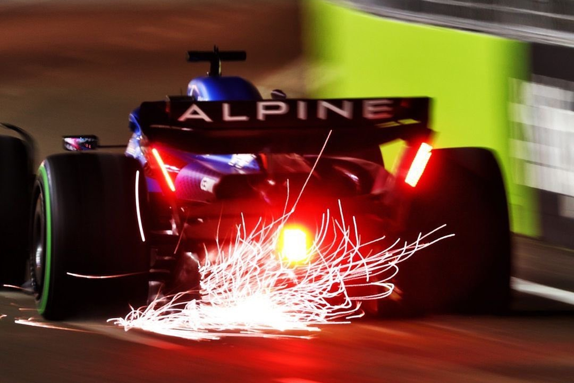 Fernando, en acción. / ALPINE F1