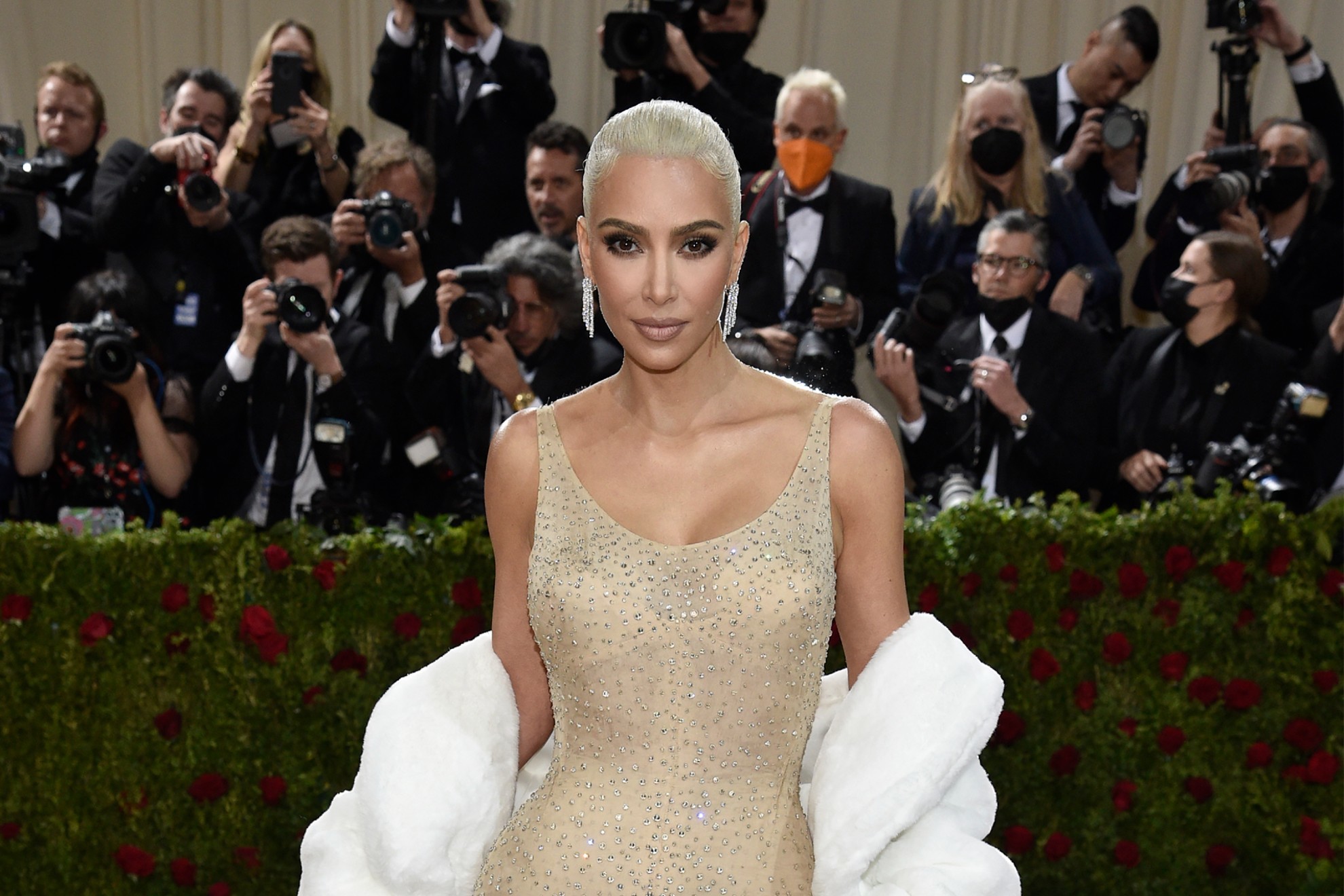 Kim Kardashian attends The Metropolitan Museum of Art's Costume Institute. / AP