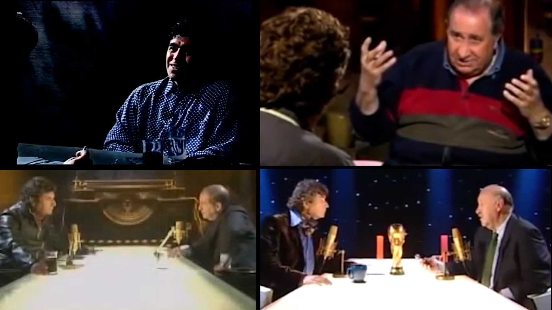 Las imperdibles entrevistas de Jesús Quintero a Maradona, Jesús Gil, Del Bosque...