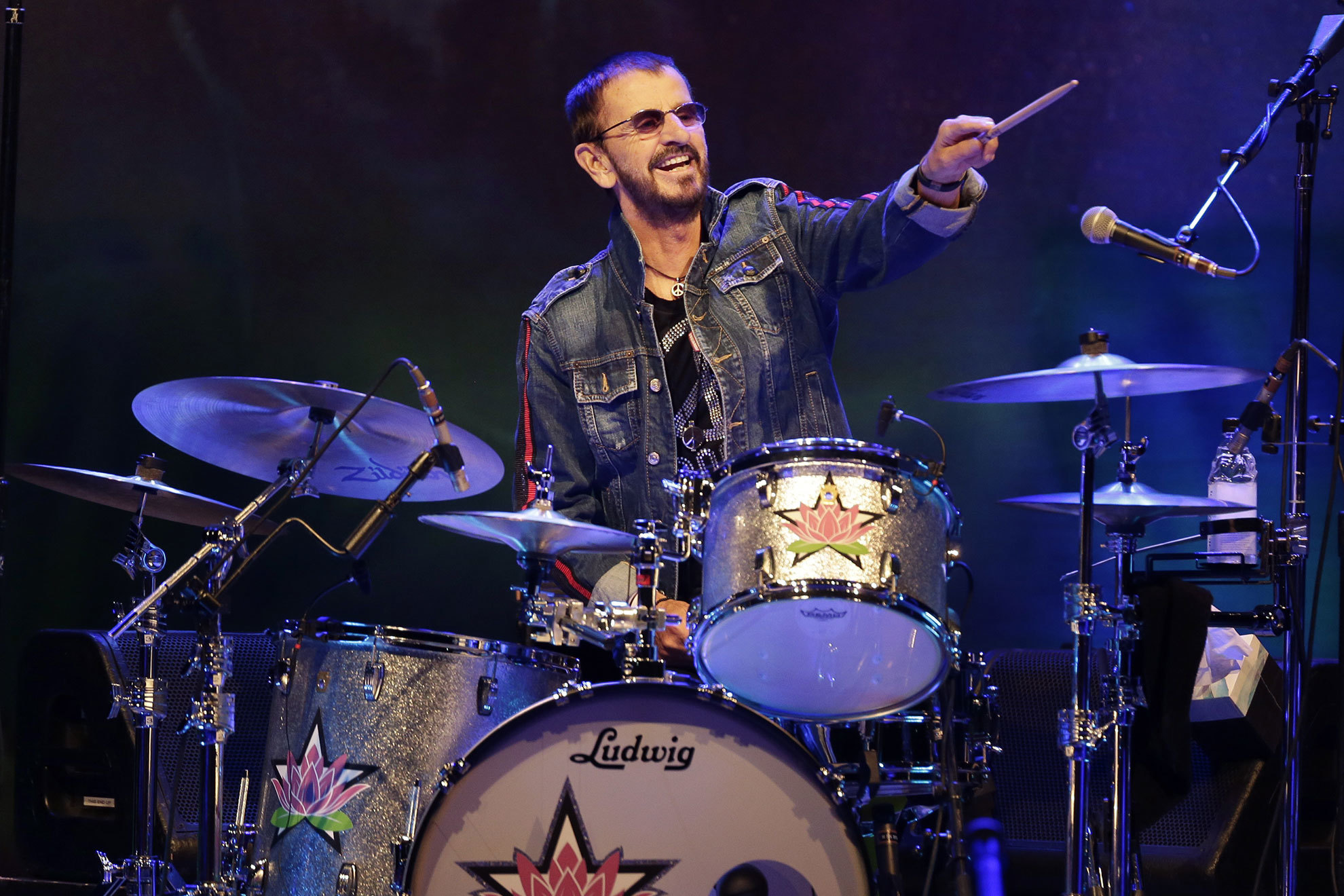 Ringo Starr en el 50 aniversario de Woodstock. |AP