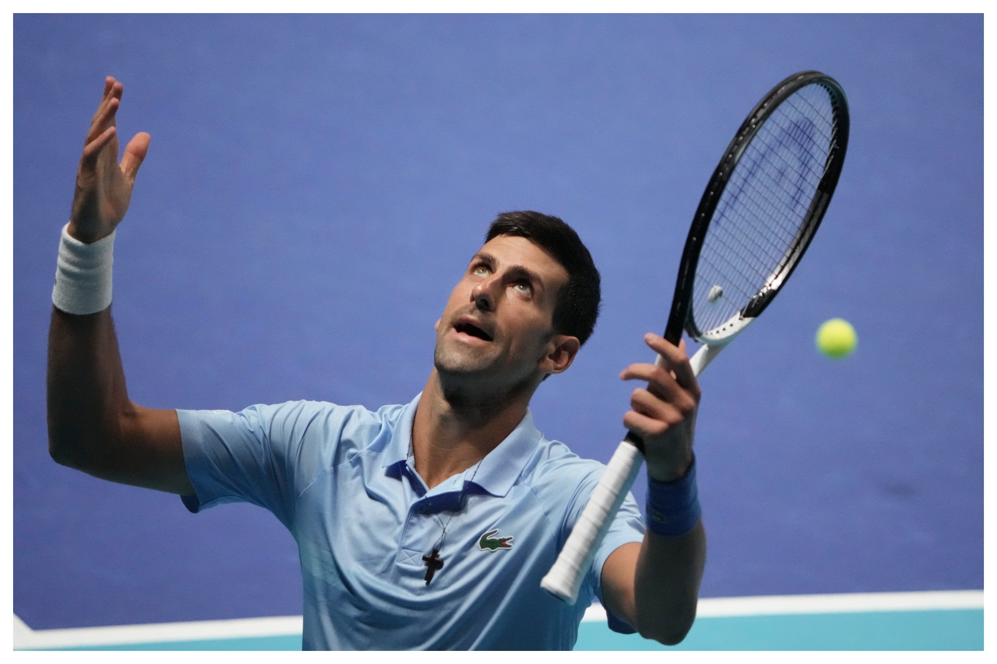 Djokovic levanta los brazos/AP