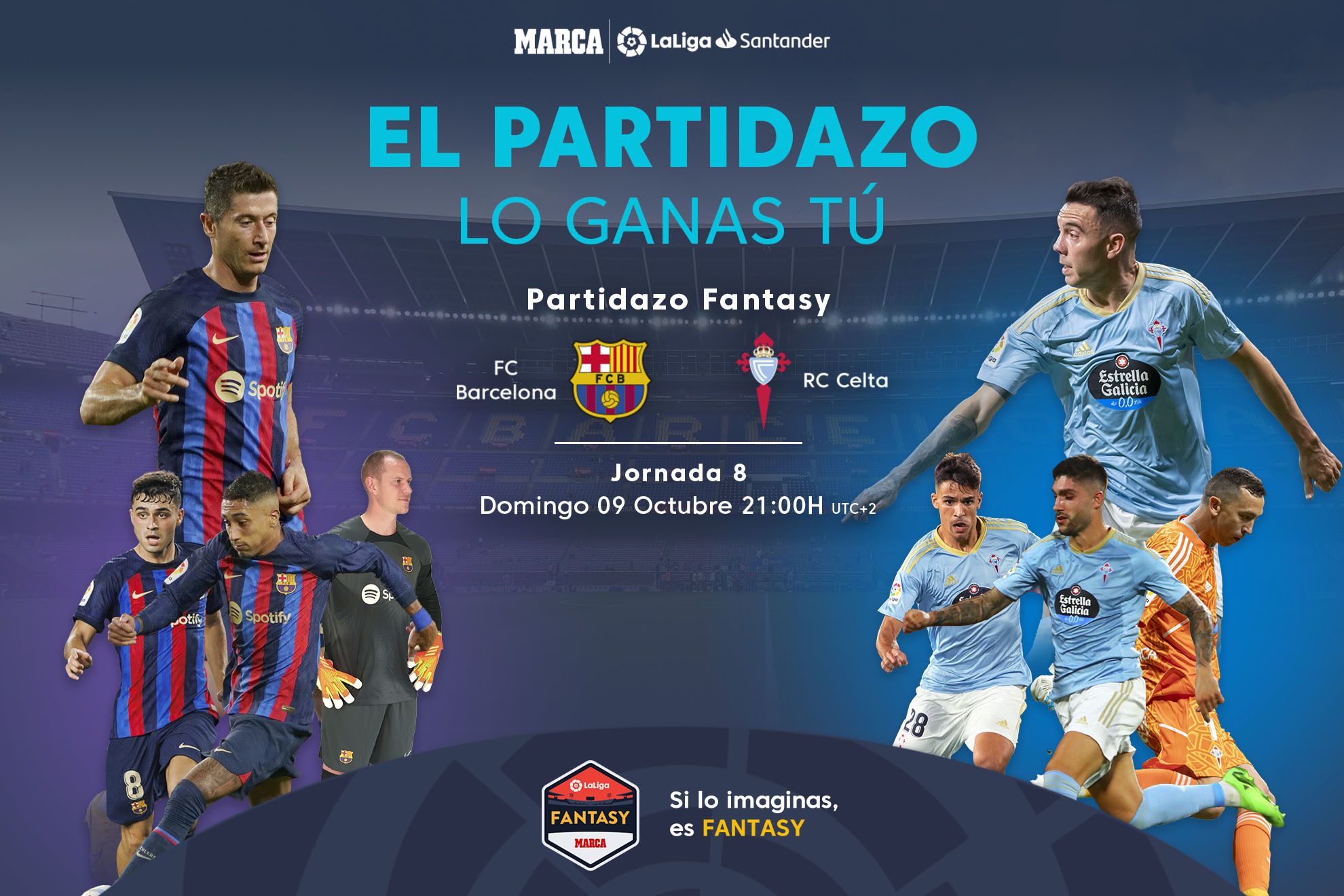 Alineaciones oficiales: juega el Barcelona-Celta con tu equipo de LaLiga Fantástica