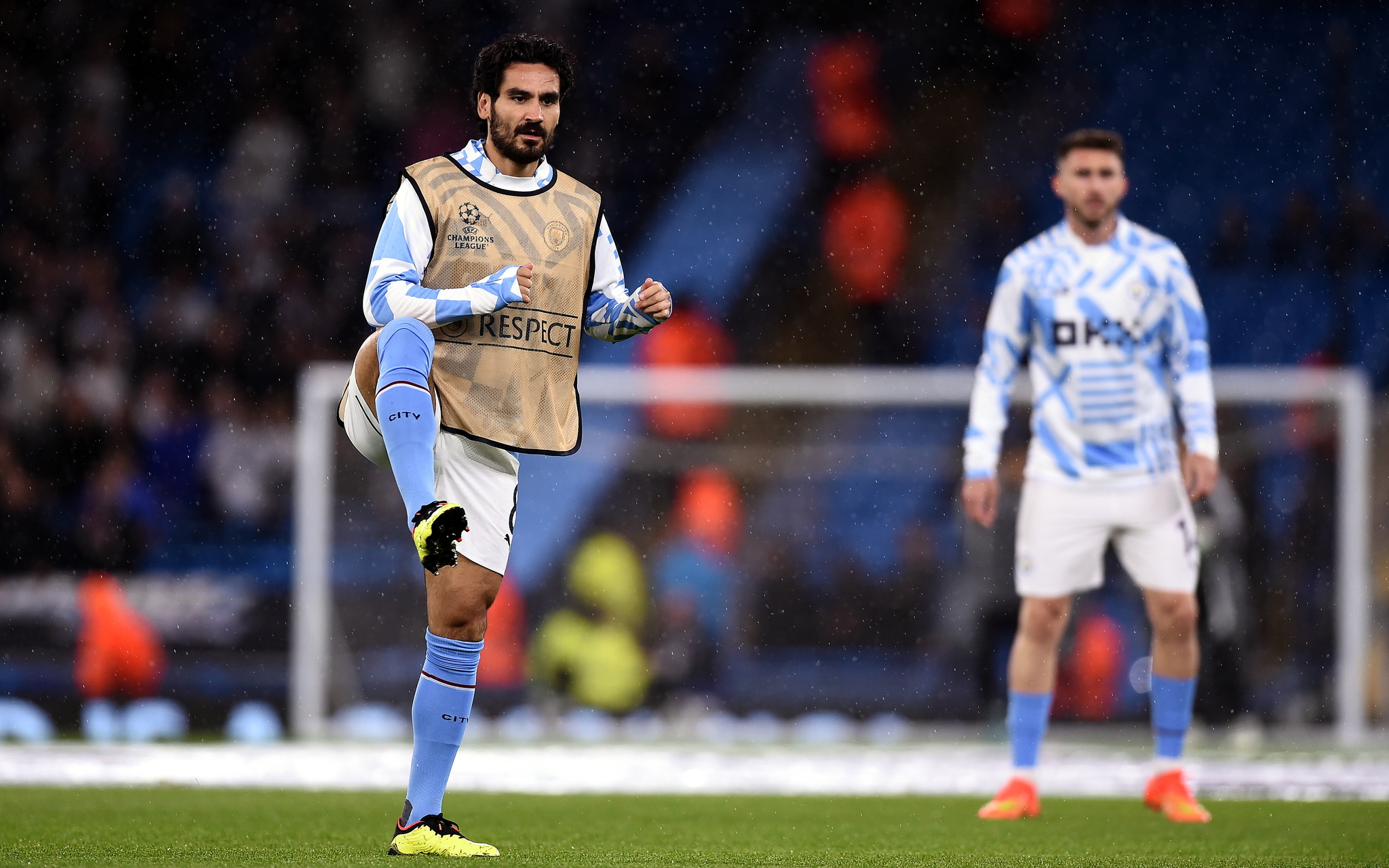  lt;HIT gt;Manchester lt;/HIT gt; (United Kingdom), 05/10/2022.- Ilkay Gundogan of  lt;HIT gt;Manchester lt;/HIT gt;  lt;HIT gt;City lt;/HIT gt; during the warm-up before the UEFA Champions League group G soccer match between  lt;HIT gt;Manchester lt;/HIT gt;  lt;HIT gt;City lt;/HIT gt; and FC Copenhagen in  lt;HIT gt;Manchester lt;/HIT gt;, Britain, 05 October 2022. (Liga de Campeones, Reino Unido, Copenhague) EFE/EPA/PETER POWELL